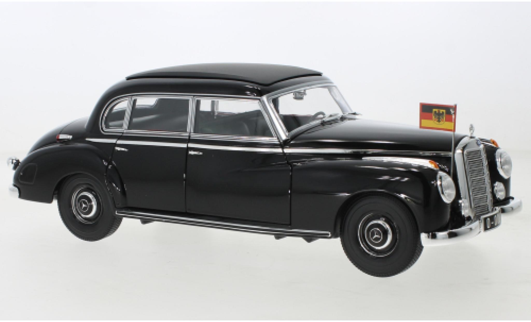 Mercedes 300 1/18 Norev black 1955 diecast model cars