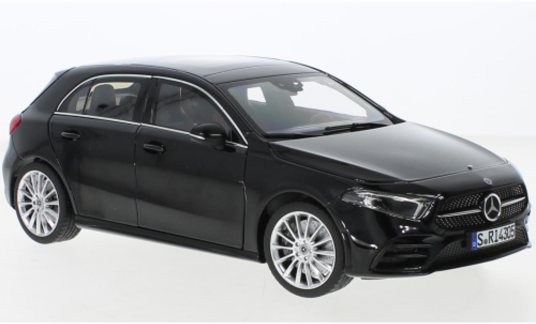 Mercedes CLA 1/18 Norev A-classe (W177) black 2018 diecast model cars
