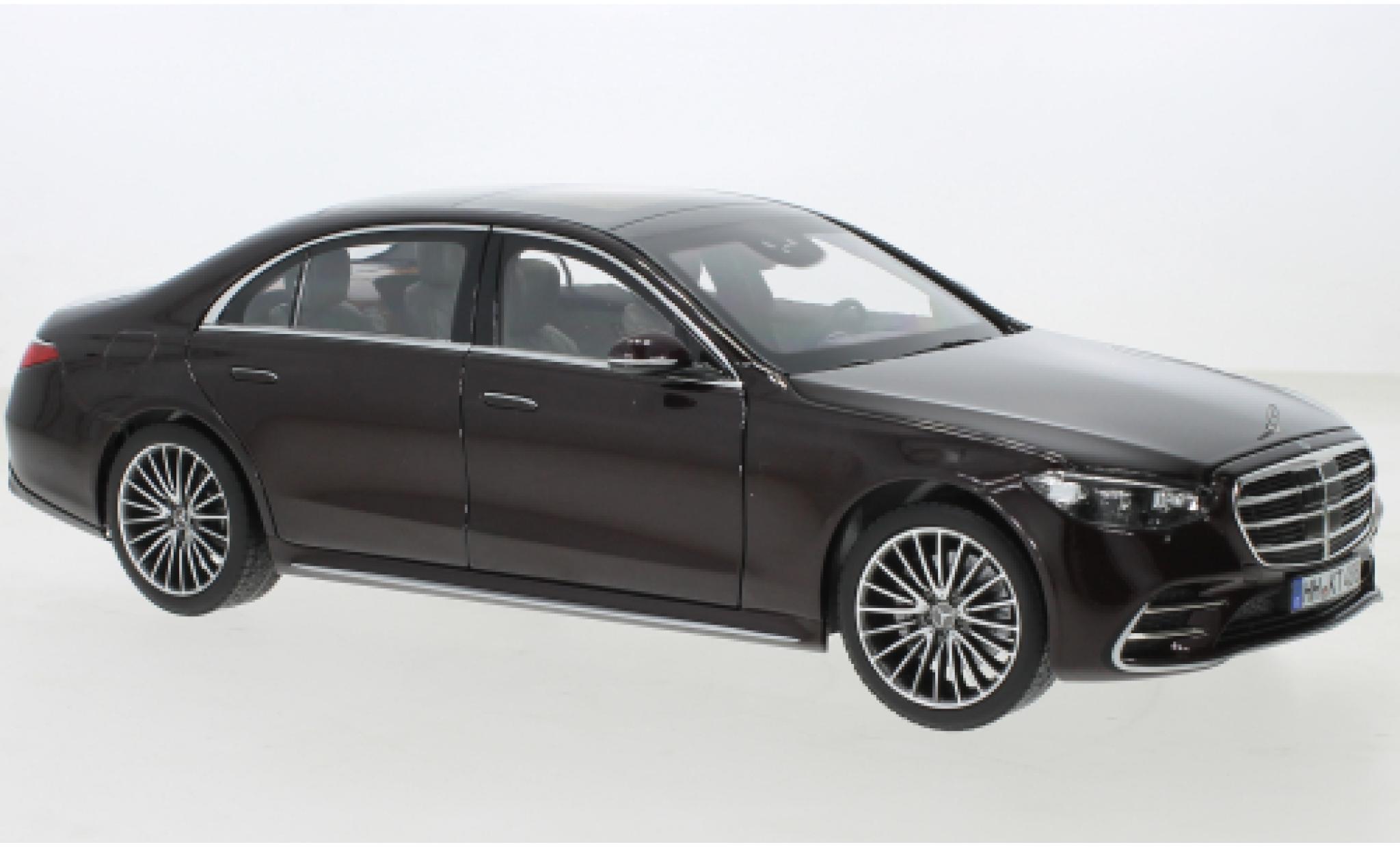 Mercedes CLA 1/18 Norev S-classe AMG-Line (V223) metallise red fonc&eacute; 2021 diecast model cars
