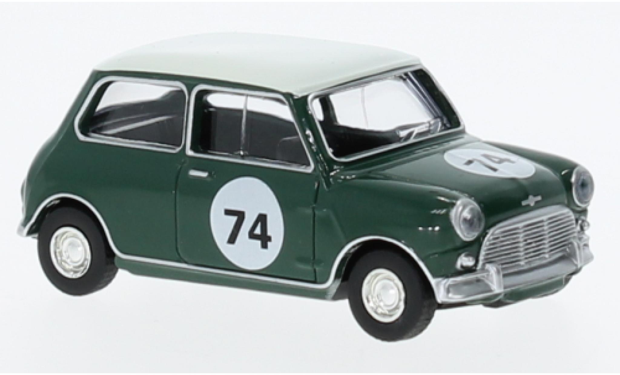 Mini Cooper 1/64 Norev S vert/white 1964 diecast model cars