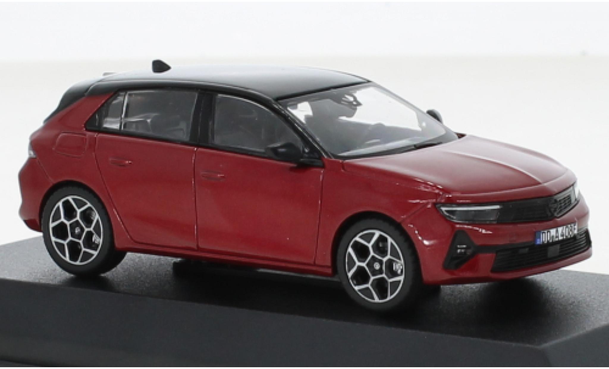 Opel Astra 1/43 Norev L metallise red/black 2022 diecast model cars