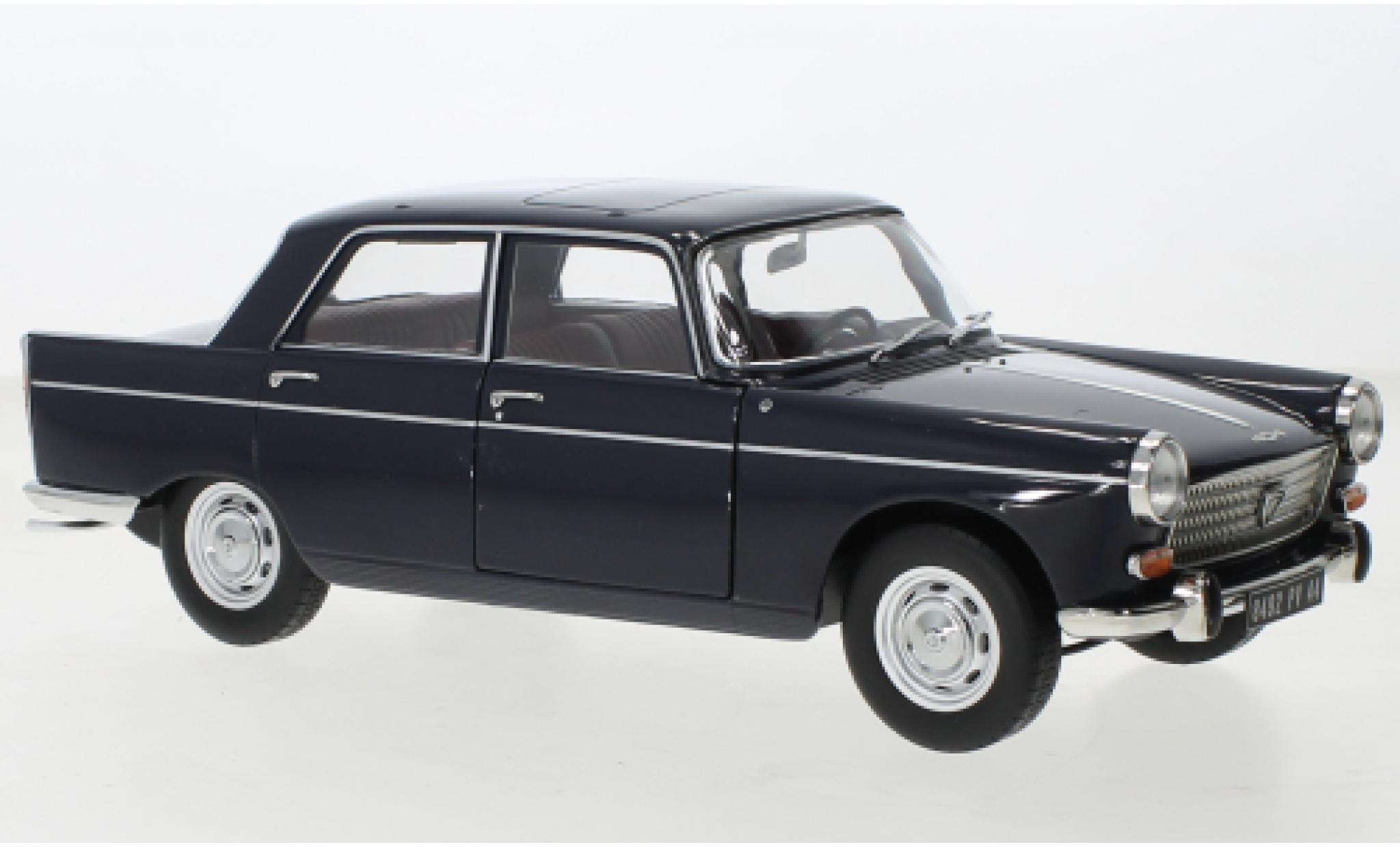 Peugeot 404 1/18 Norev blue 1965 diecast model cars
