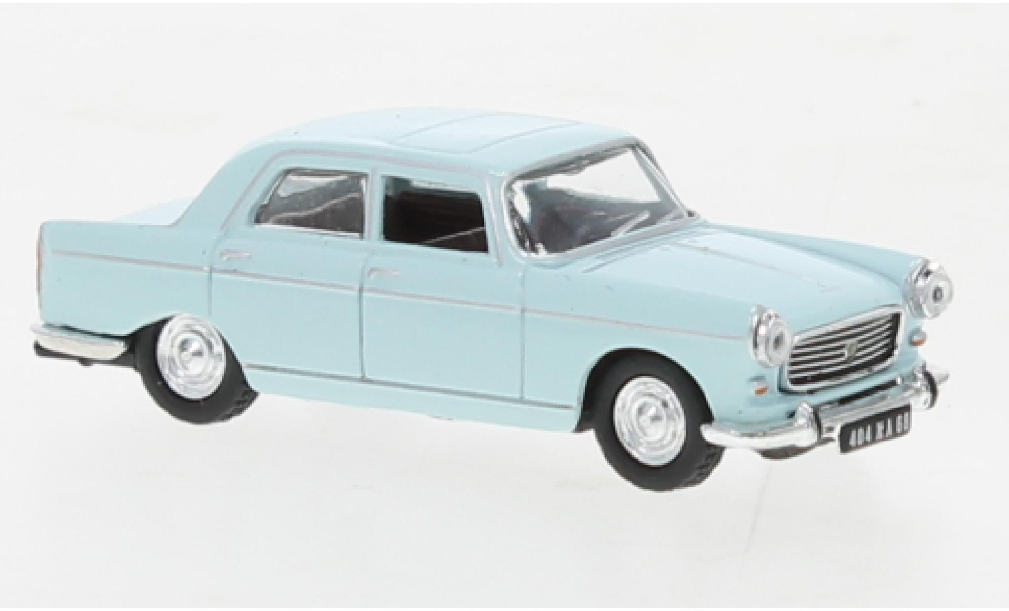 Peugeot 404 1/87 Norev blue 1968 diecast model cars