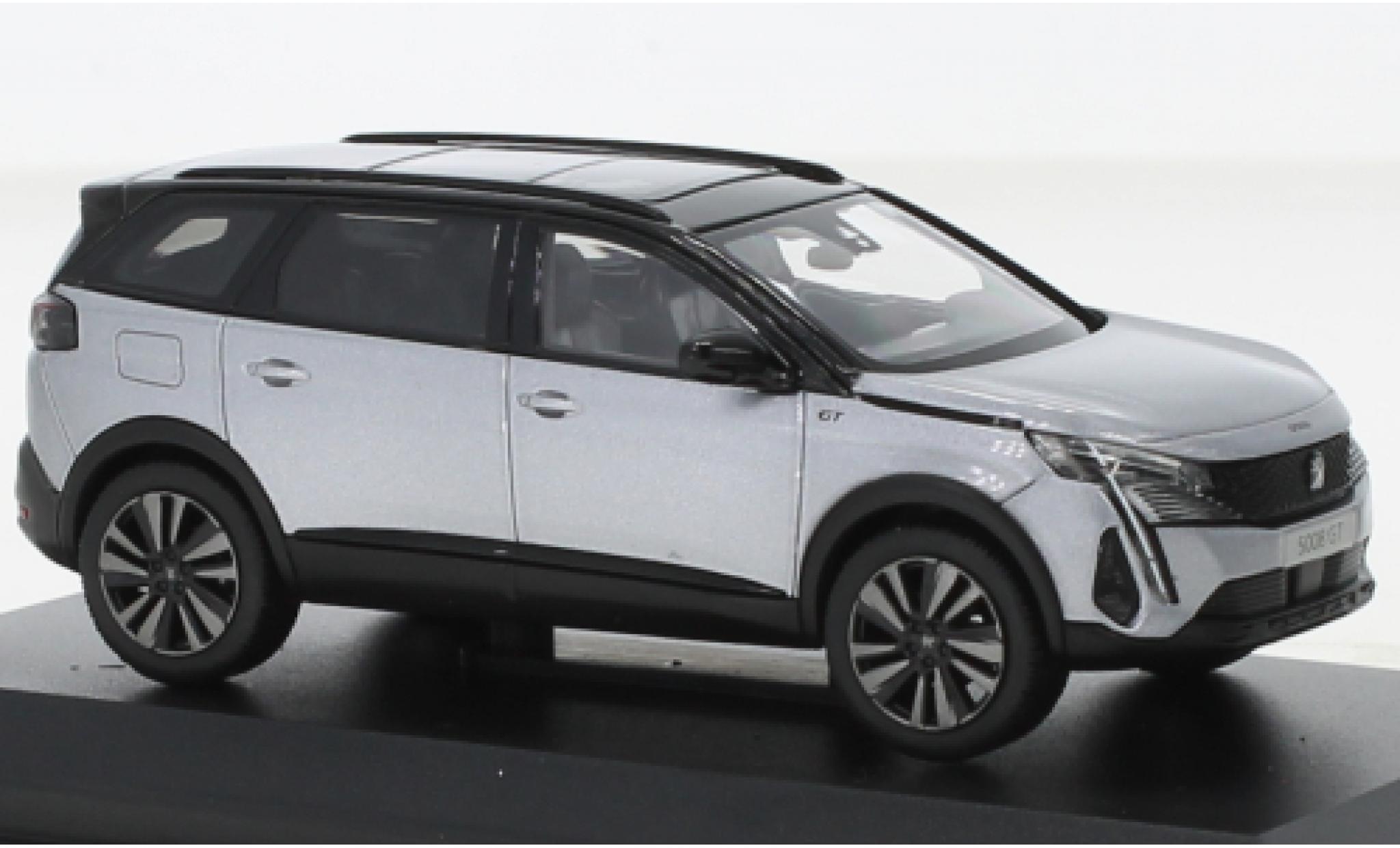 Peugeot 5008 1/43 Norev GT Black Pack metallise grey/black 2021 diecast model cars