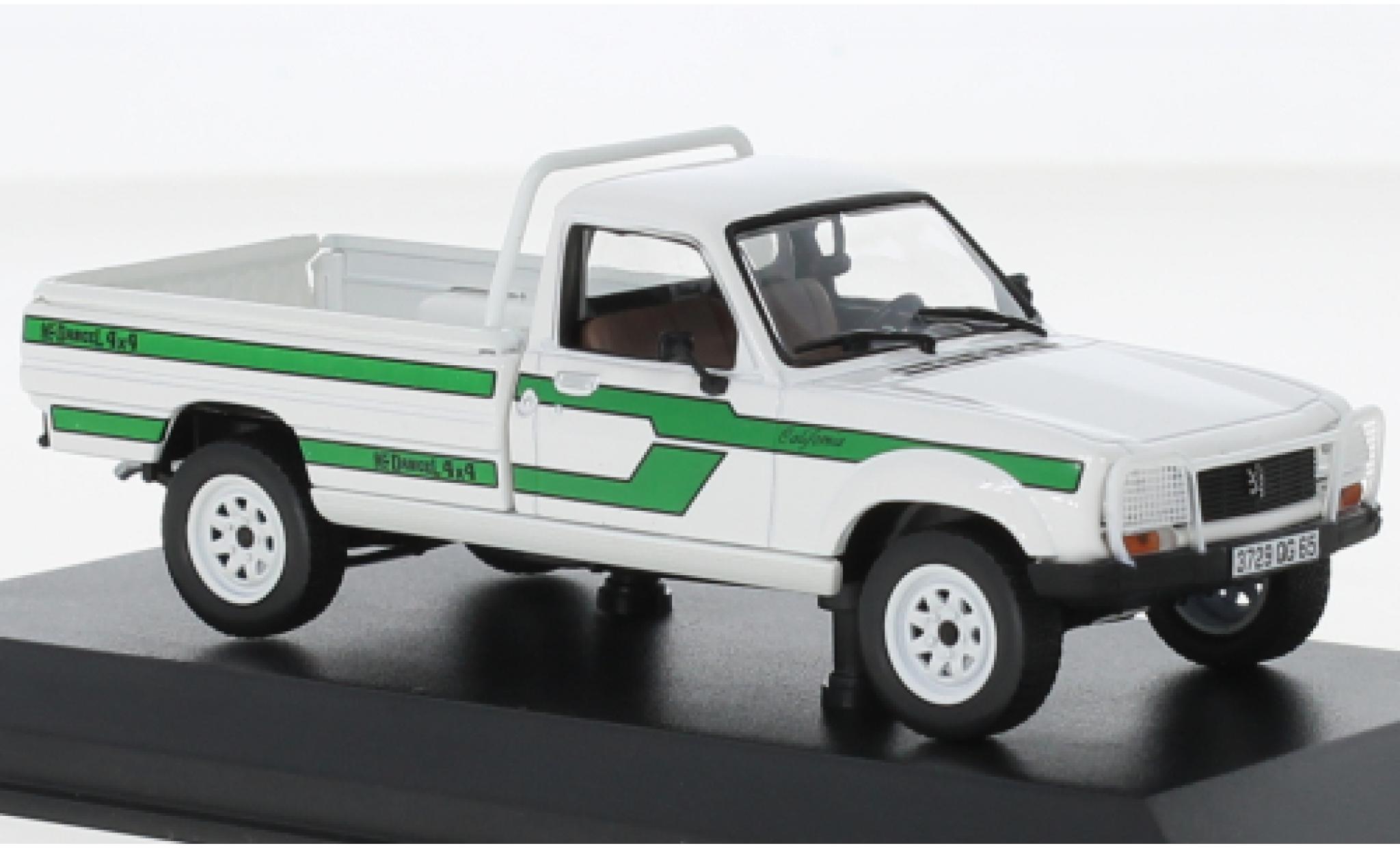 Peugeot 504 1/43 Norev Pick Up 4x4 Dangel white/D&eacute;corer 1985 diecast model cars