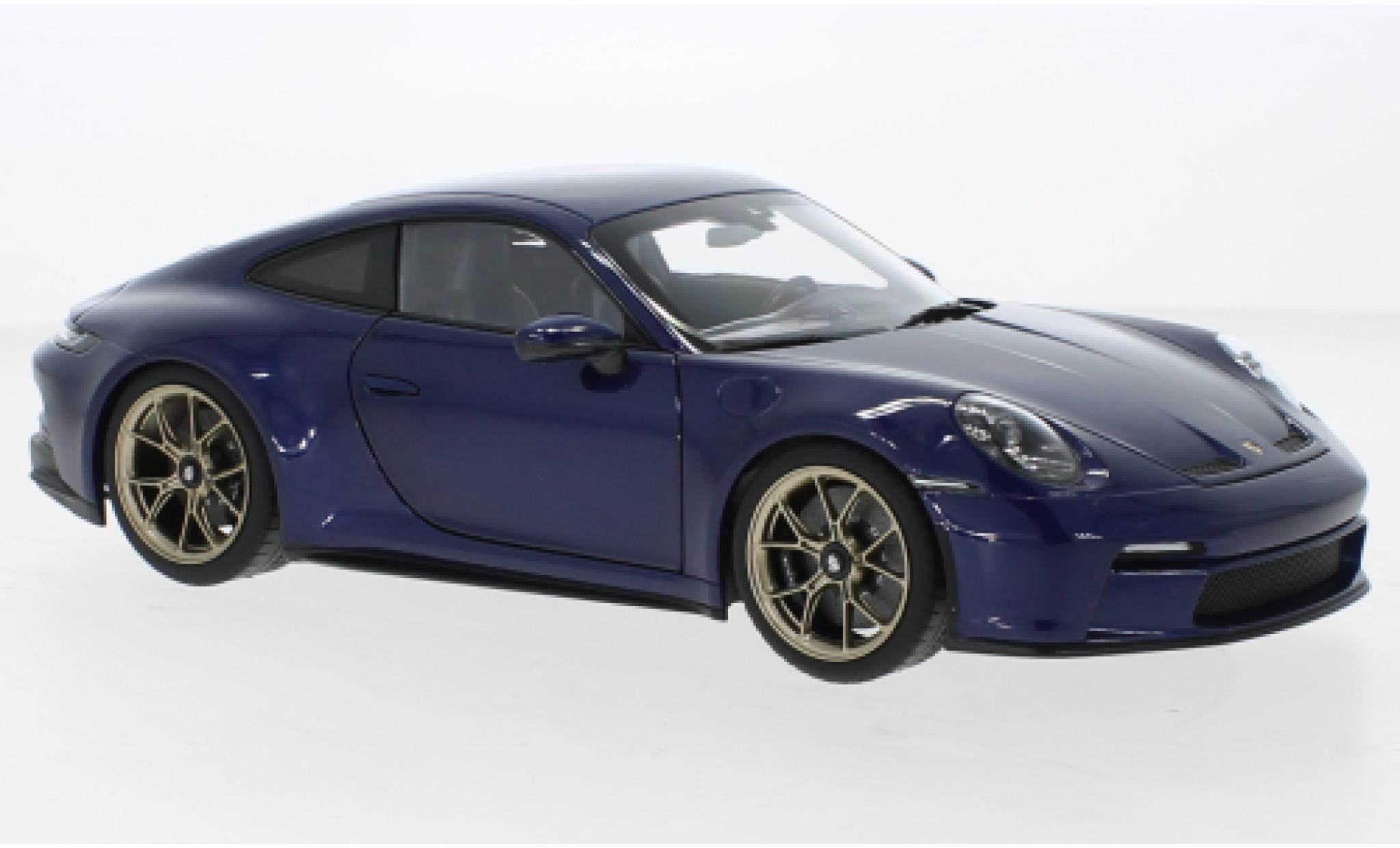 Porsche 992 GT3 1/18 Norev 911  metallise blue 2021 diecast model cars