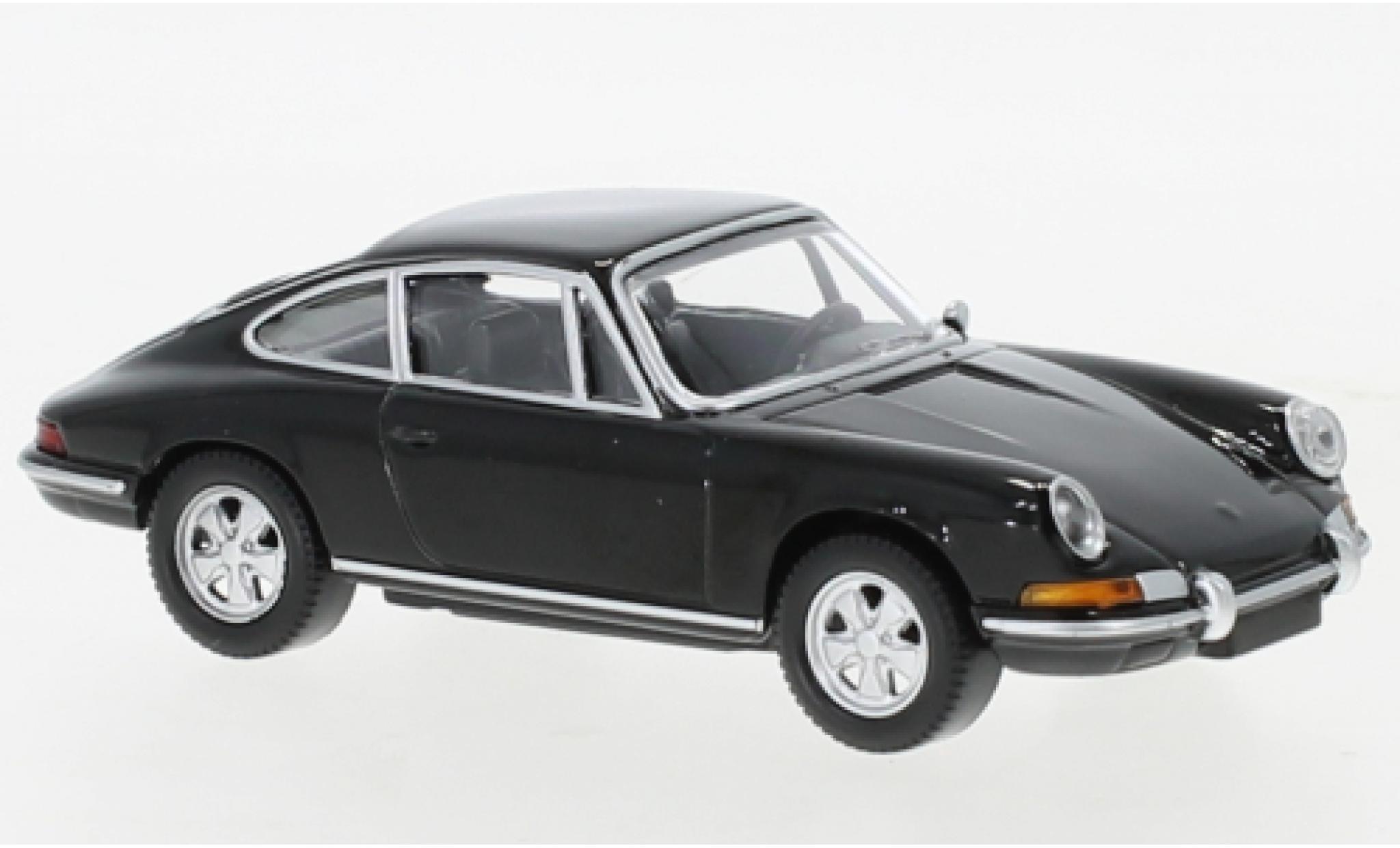 Porsche 911 1/43 Norev black 1969 diecast model cars