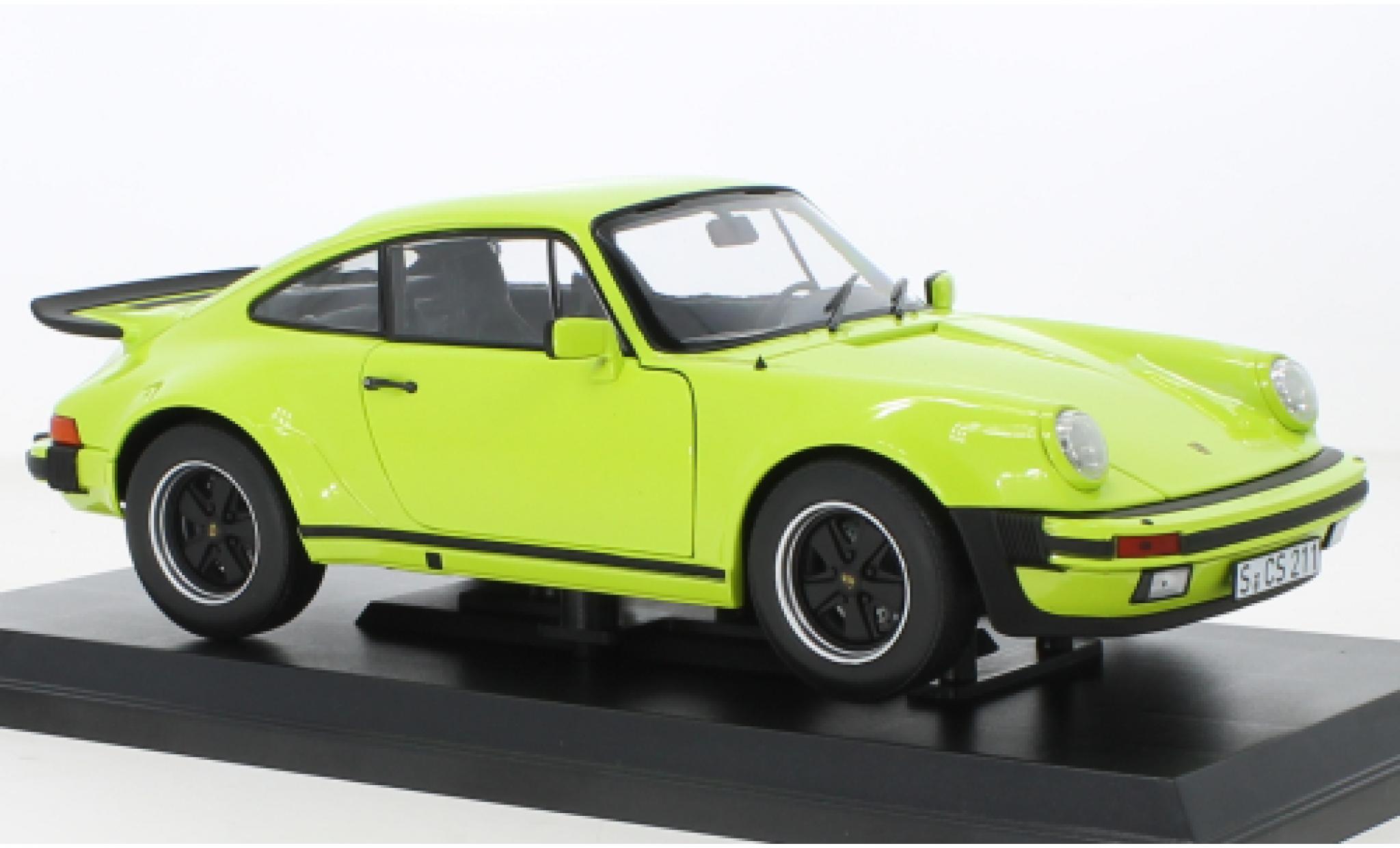 Porsche 930 Turbo 1/18 Norev 911 3.0 green 1976 diecast model cars