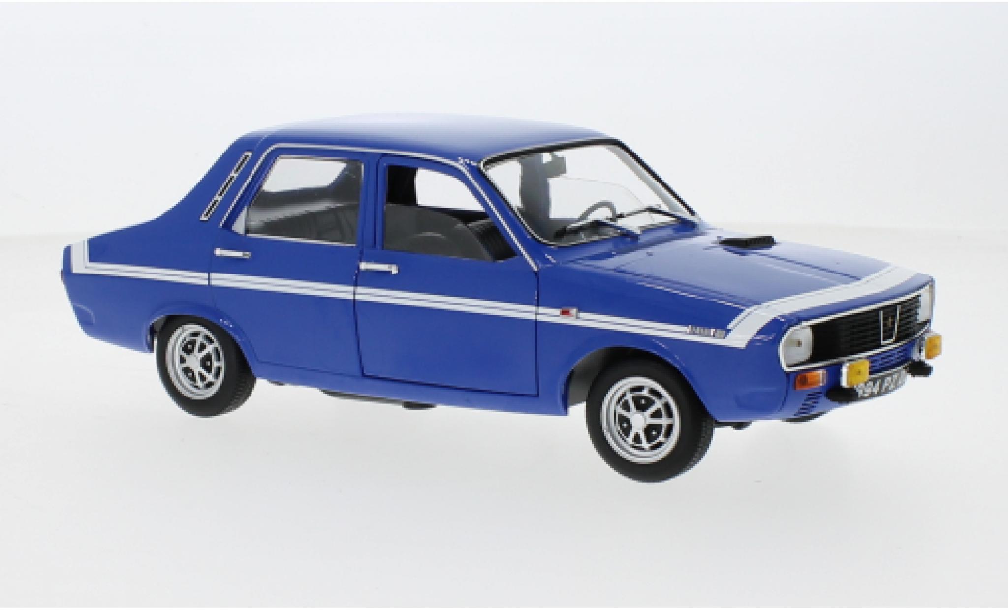 Renault 12 1/18 Norev Gordini blue/white 1971 diecast model cars