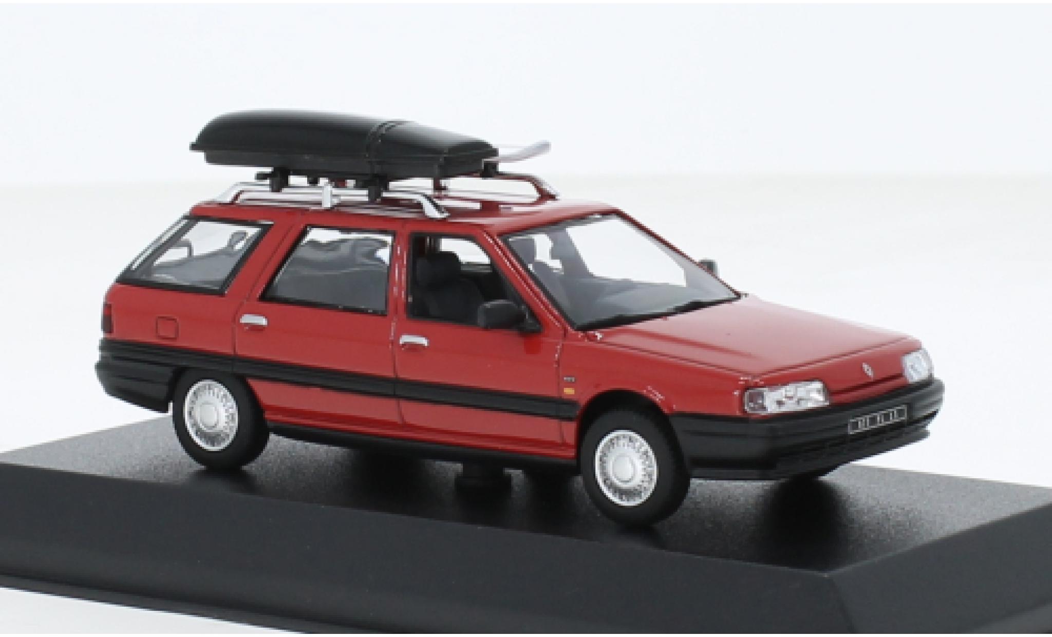 Renault 21 1/43 Norev Nevada red 1989 diecast model cars