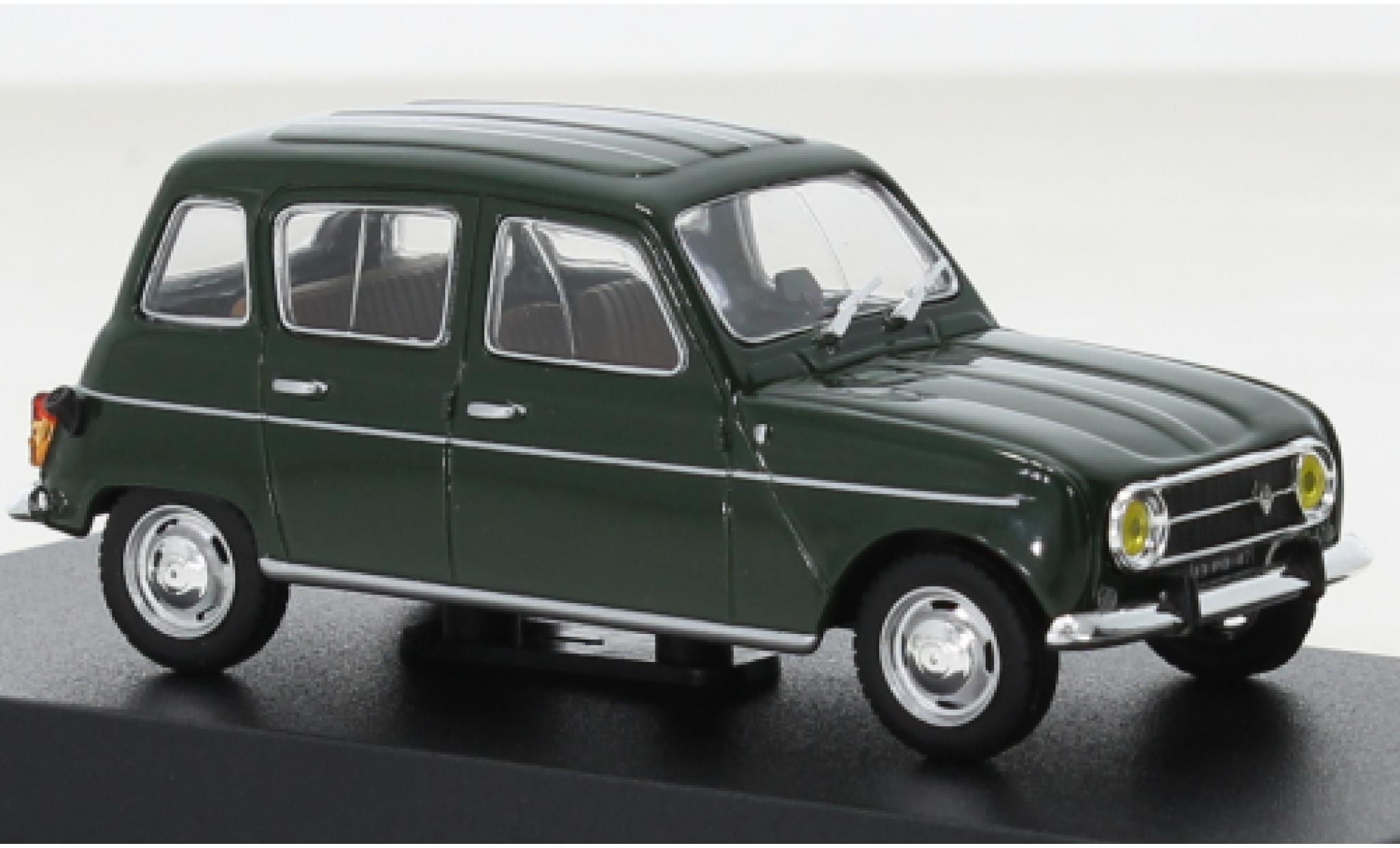 Renault 4 1/43 Norev vert fonc&eacute; 197 diecast model cars