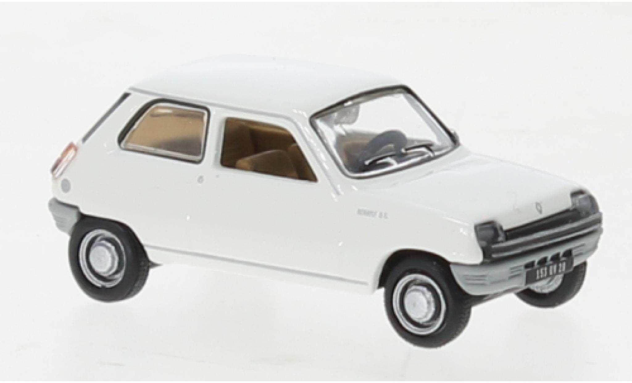 Renault 5 1/87 Norev white 1972 diecast model cars