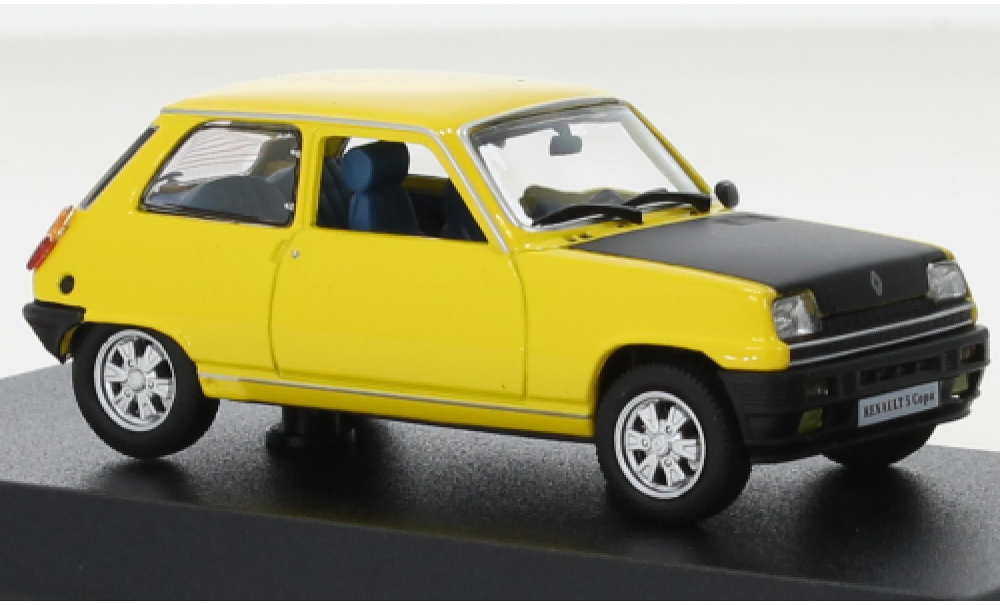 Renault 5 1/43 Norev Copa yellow 1980 diecast model cars