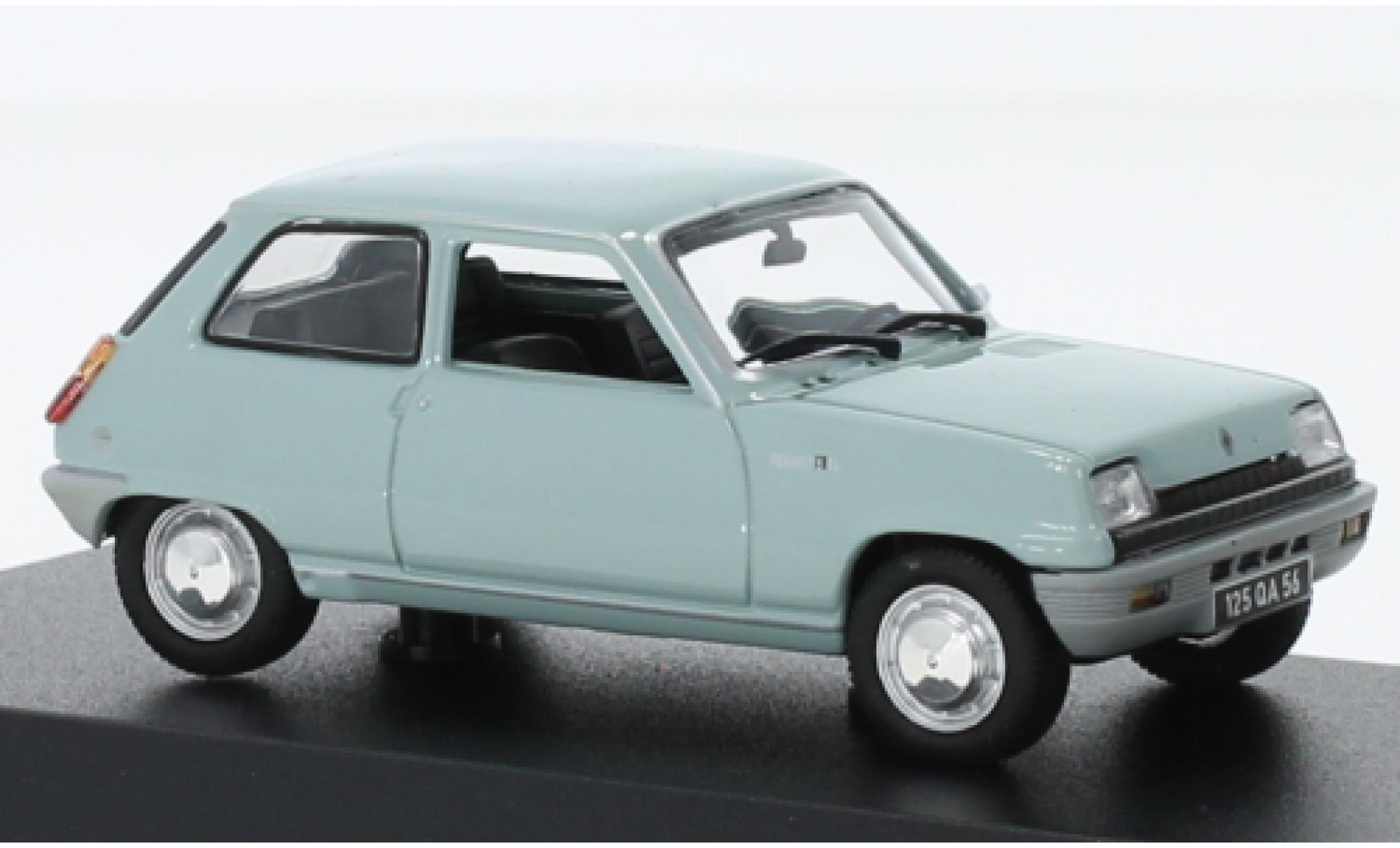 Renault 5 1/43 Norev TL blue clair 1972 diecast model cars