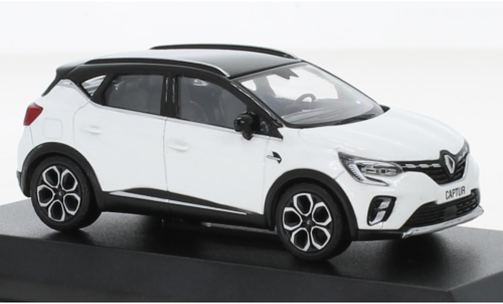 Renault Captur 1/43 Norev metallise white/black 2020 diecast model cars