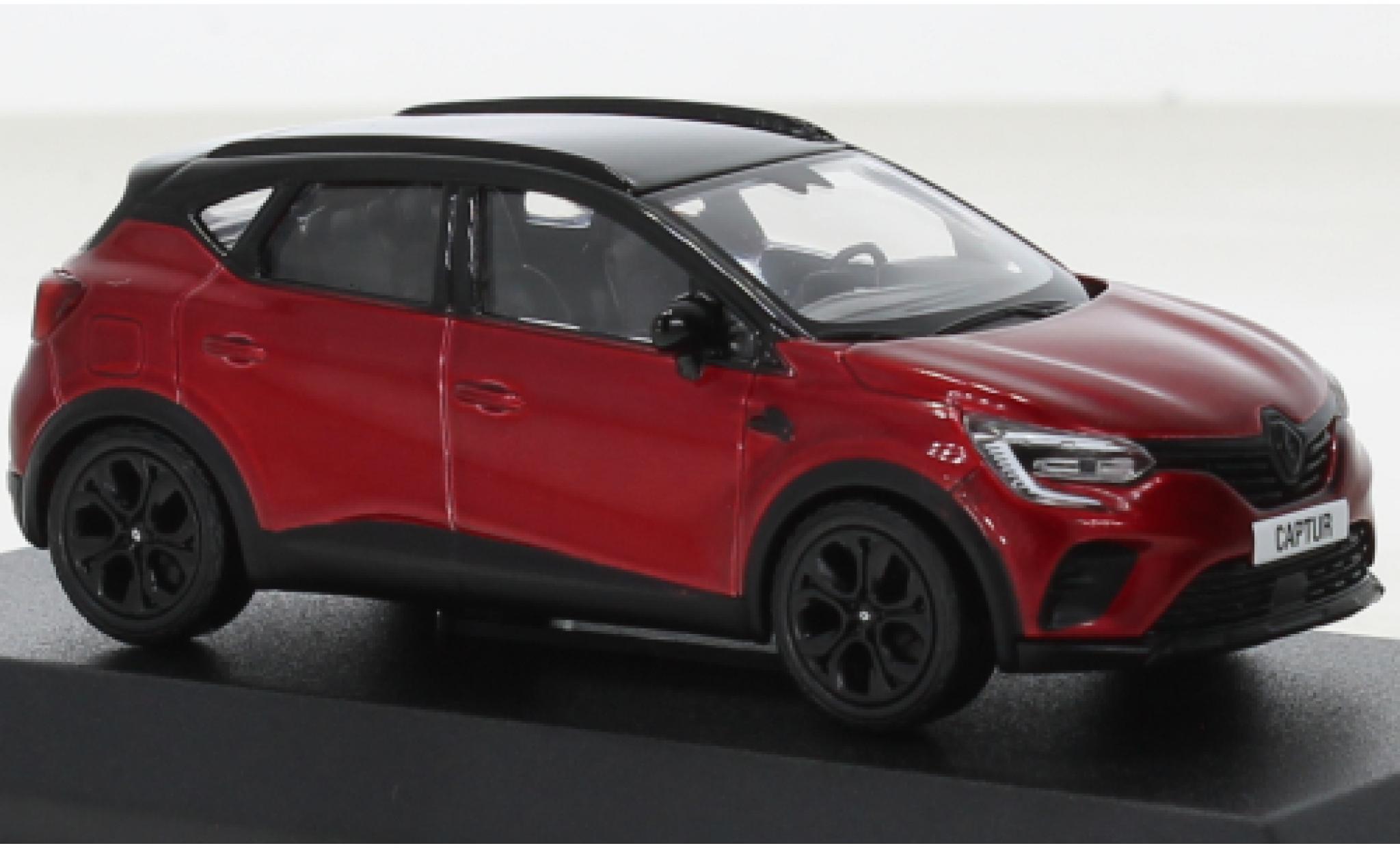 Renault Captur 1/43 Norev Rive Gauche metallise red fonc&eacute;/black 2022 diecast model cars