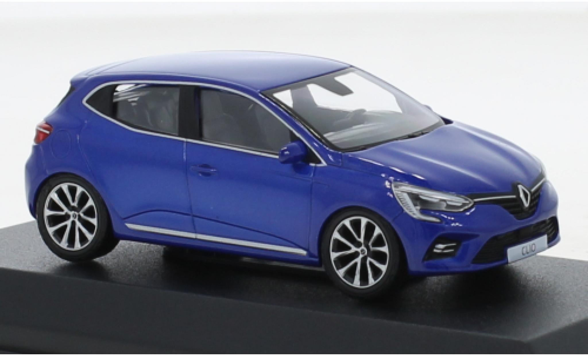 Renault Clio 1/43 Norev metallise blue 2019 diecast model cars