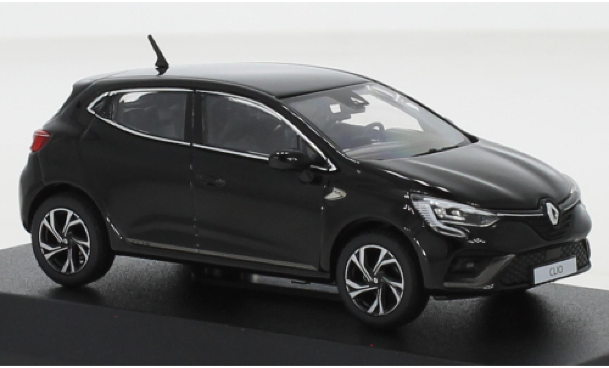Renault Clio 1/43 Norev R.S. Line black 2019 diecast model cars