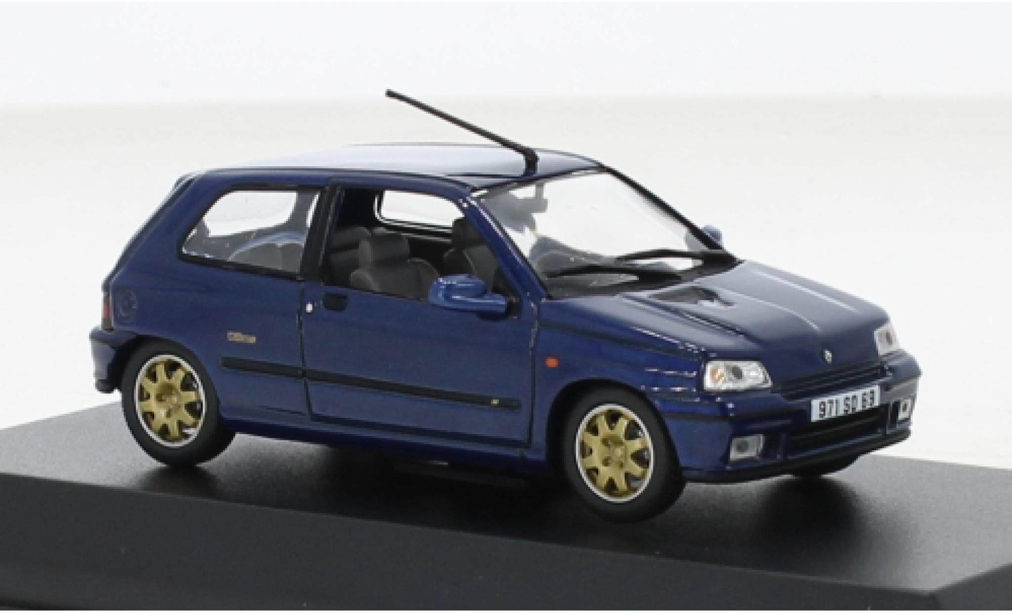 Renault Clio 1/43 Norev Williams metallise blue 1996 diecast model cars