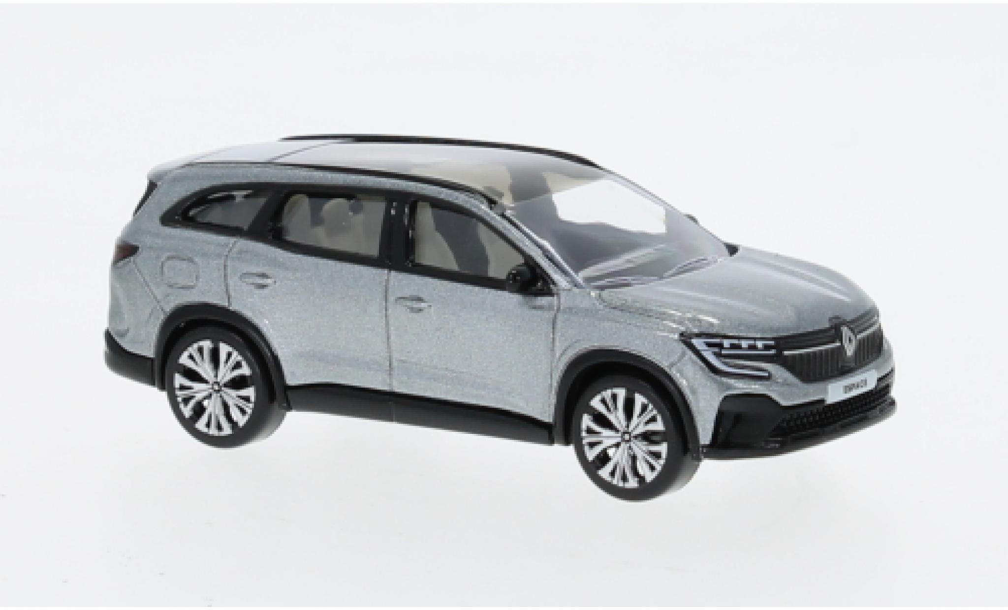 Renault Espace 1/64 Norev E-Tech hybride metallise grey 2023 diecast model cars