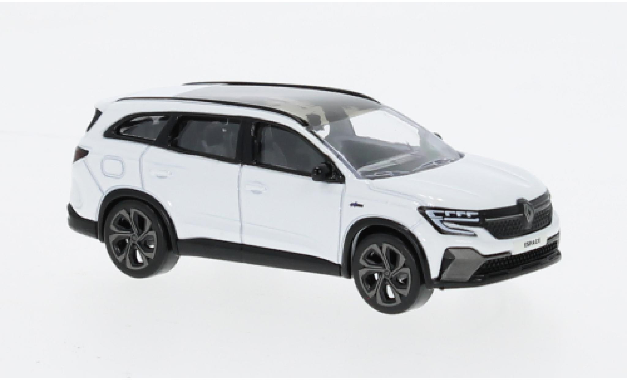 Renault Espace 1/64 Norev Esprit Alpine E-Tech hybride metallise white 2023 diecast model cars