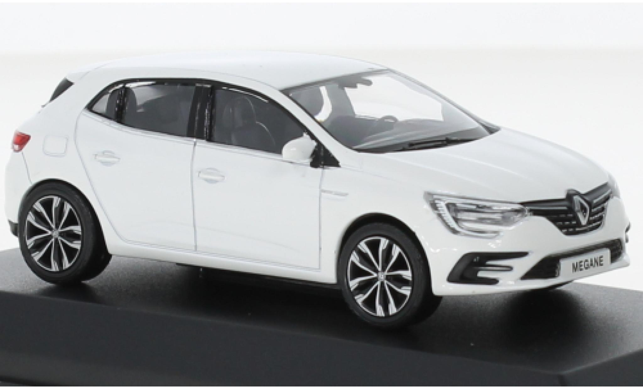 Renault Megane 1/43 Norev white 2020 diecast model cars