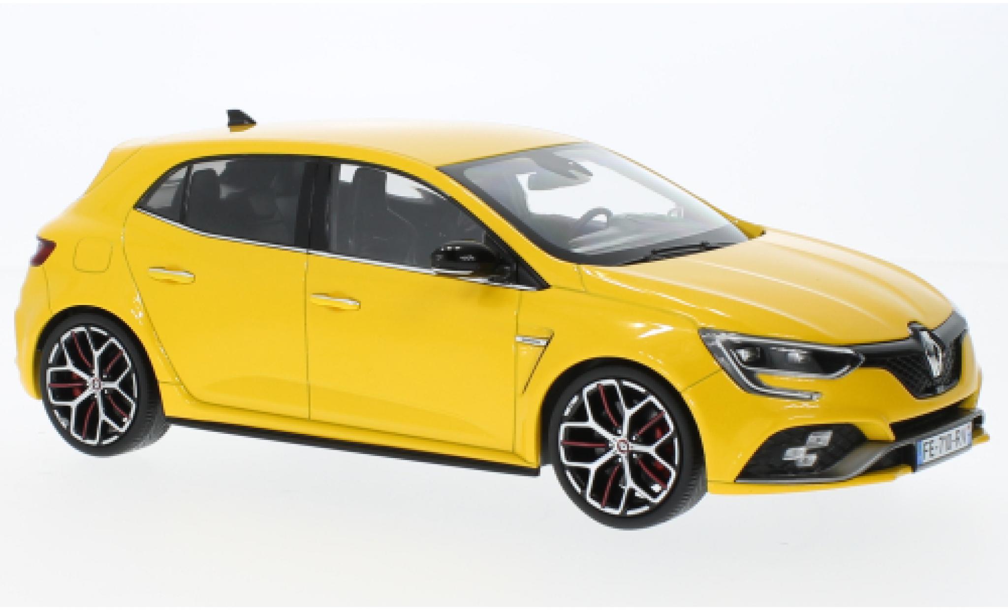 Renault Megane 1/18 Norev R.S. Trophy metallise yellow 2019 diecast model cars