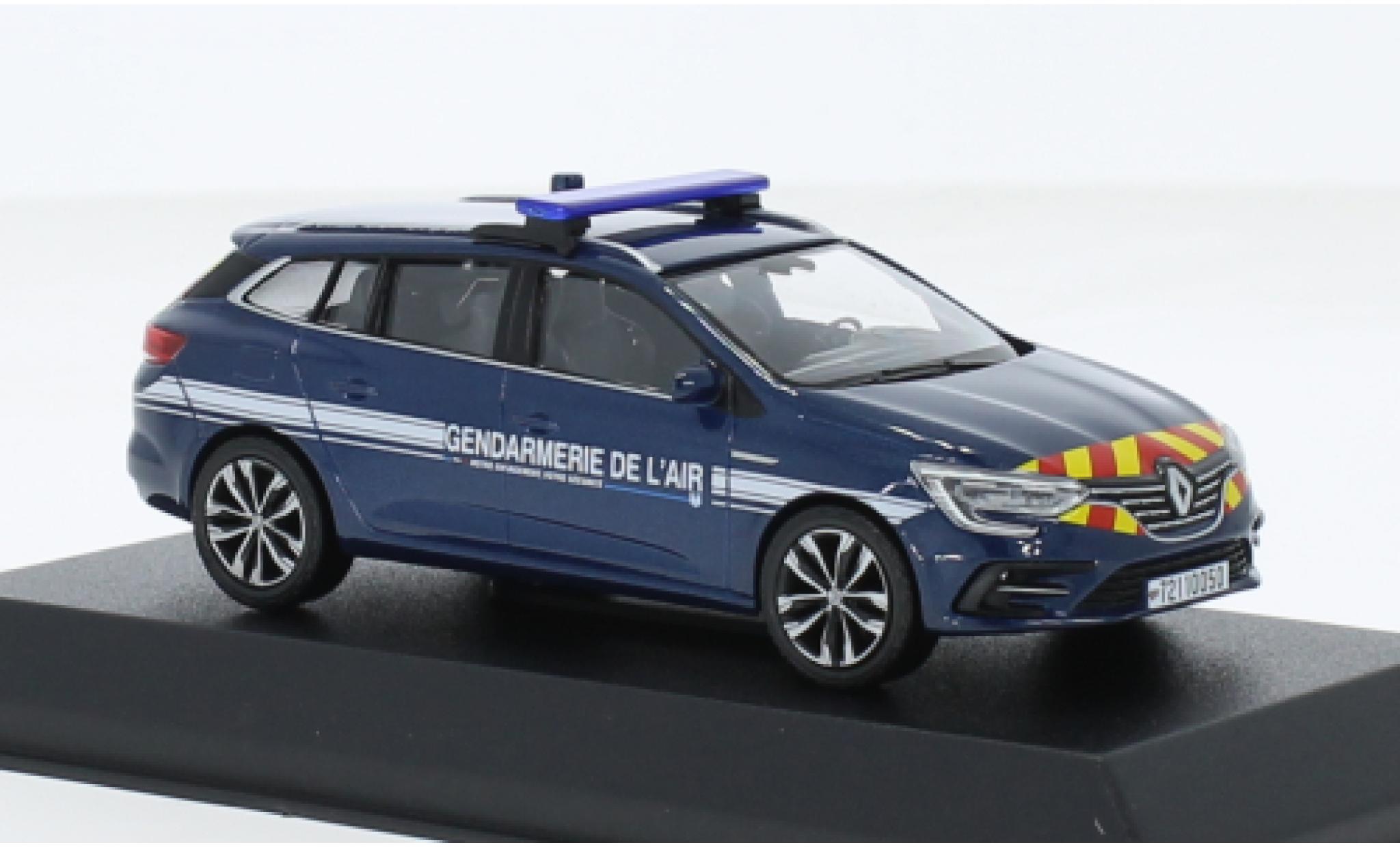 Renault Megane 1/43 Norev Sport Tourer Gendamerie de l air 2022 diecast model cars