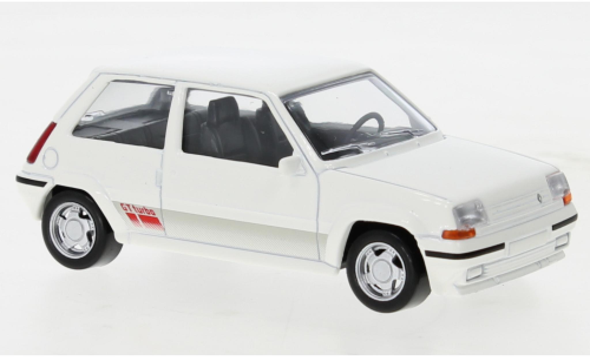 Renault 5 GT Turbo 1/43 Norev SuperCinq GT Turbo Ph II white 1988 diecast model cars