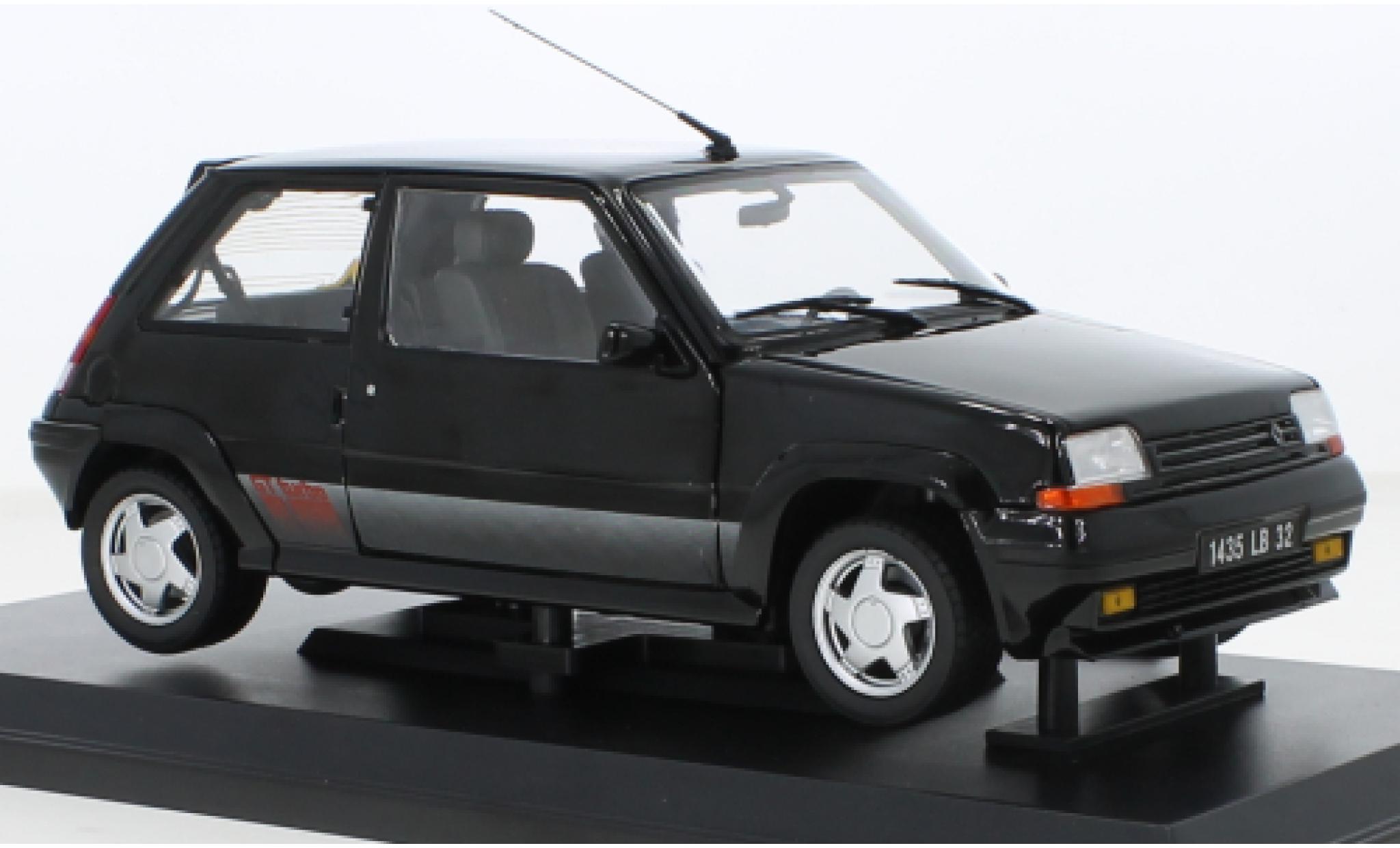 Renault 5 GT Turbo 1/18 Norev SuperCinq GT Turbo black 1989 diecast model cars
