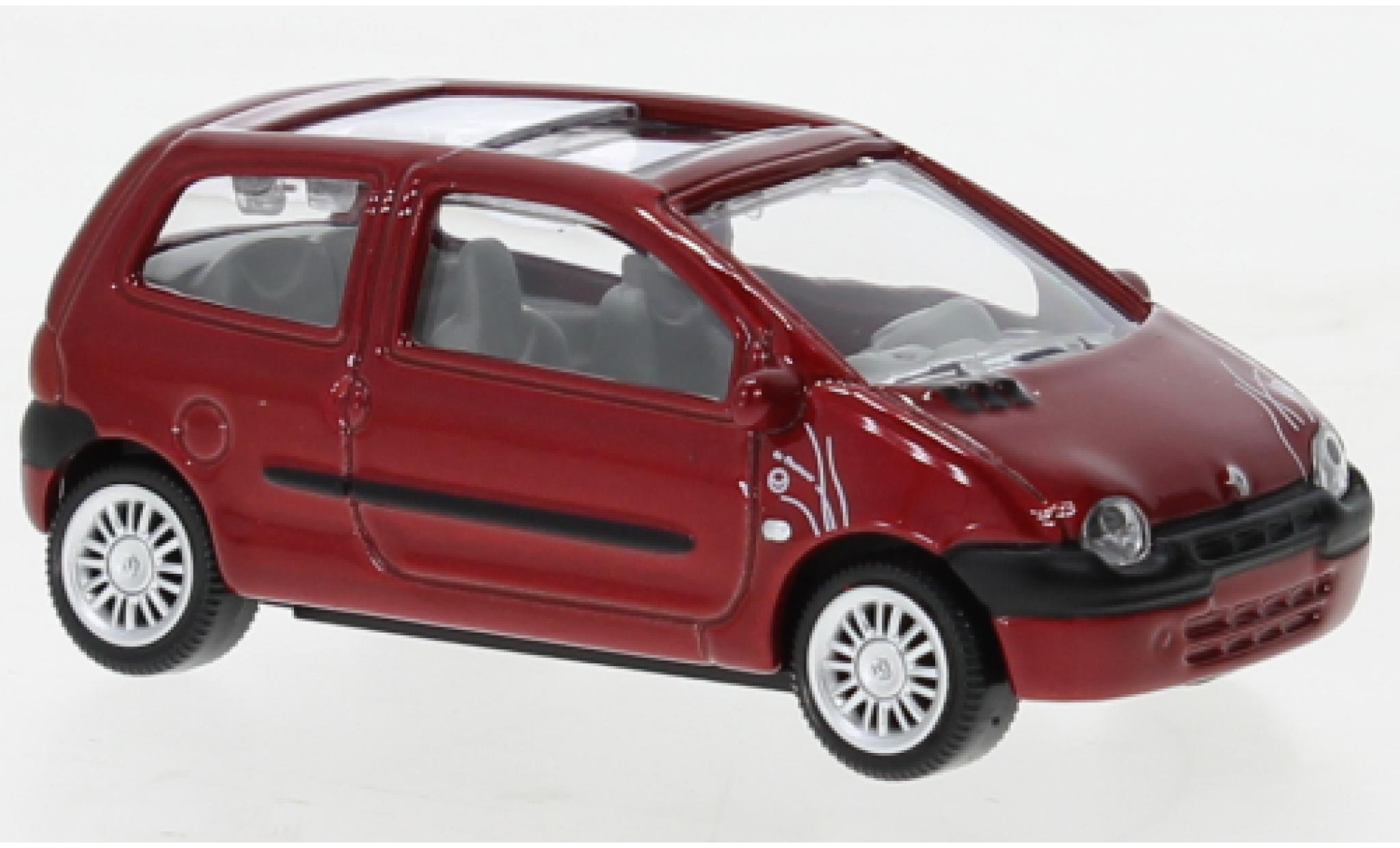 Renault Twingo 1/64 Norev metallise red fonc&eacute; 2004 diecast model cars