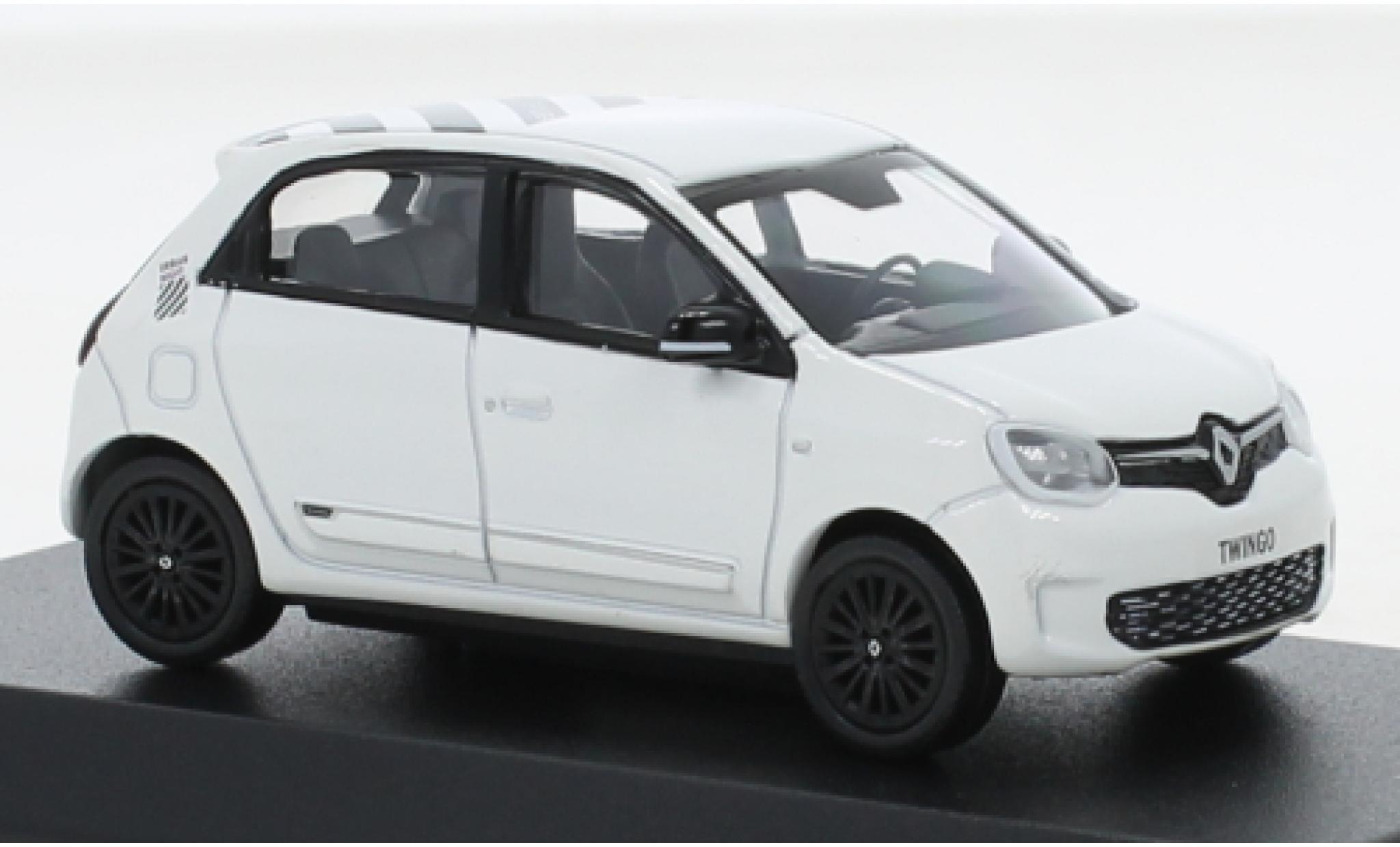 Renault Twingo 1/43 Norev Urban Night white/Dekor 2021 diecast model cars