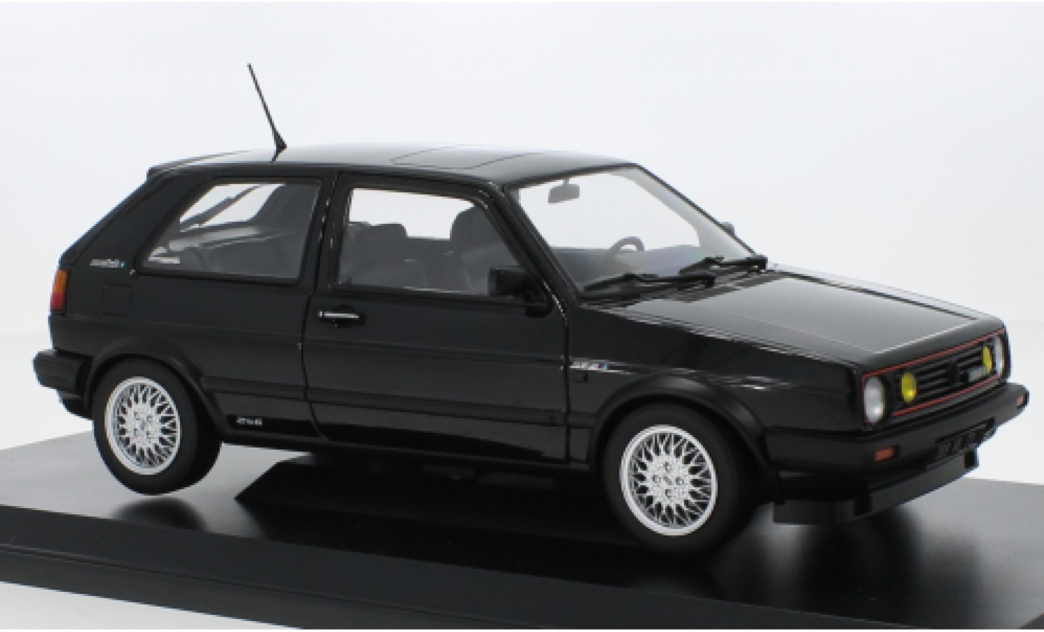 Volkswagen Golf 1/18 Norev II GTI 16S Match metallise black 1989 diecast model cars