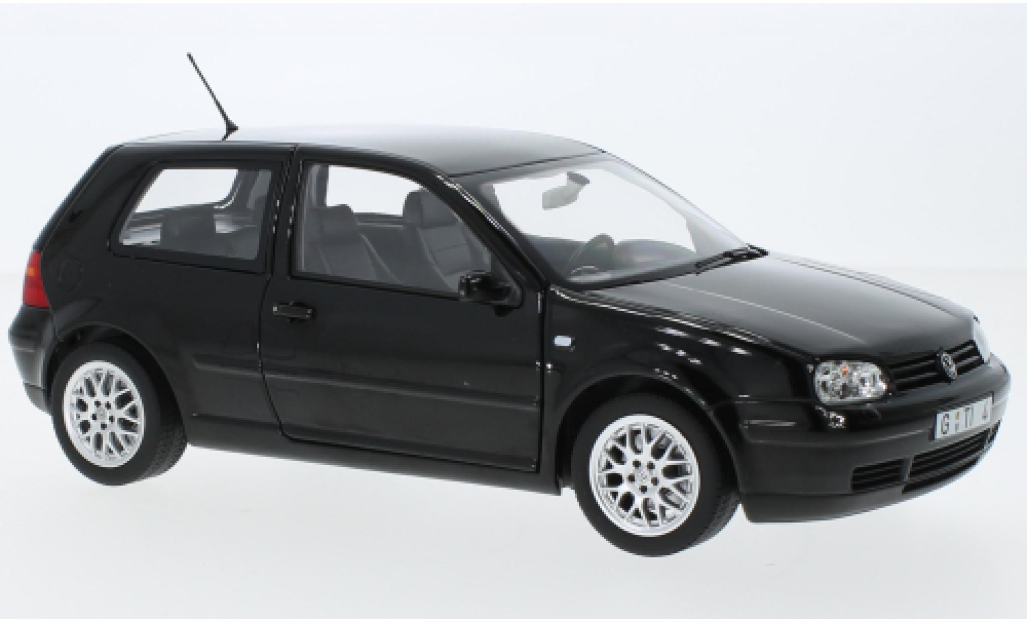 Volkswagen Golf 1/18 Norev IV GTI black 1998 diecast model cars