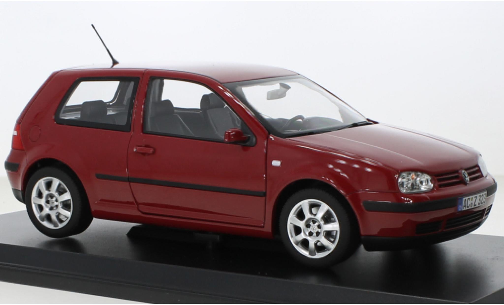 Volkswagen Golf 1/18 Norev IV red 2002 diecast model cars