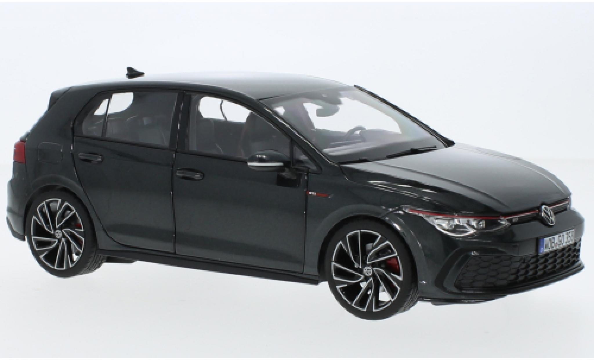 Volkswagen Golf 1/18 Norev VIII GTI metallise black 2020 diecast model cars