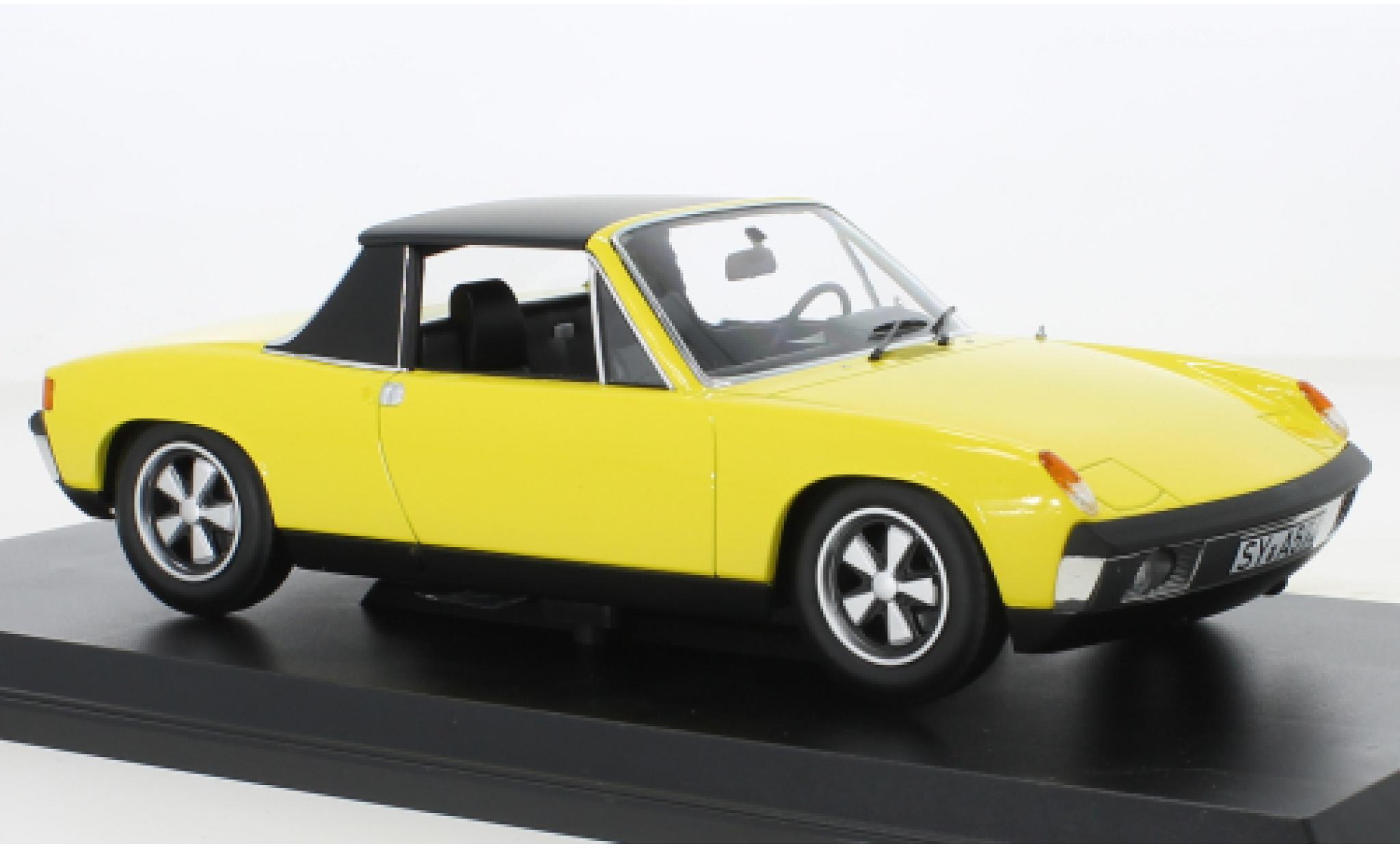 Porsche 914 1/18 Norev Volkswagen /6 yellow 1973 diecast model cars