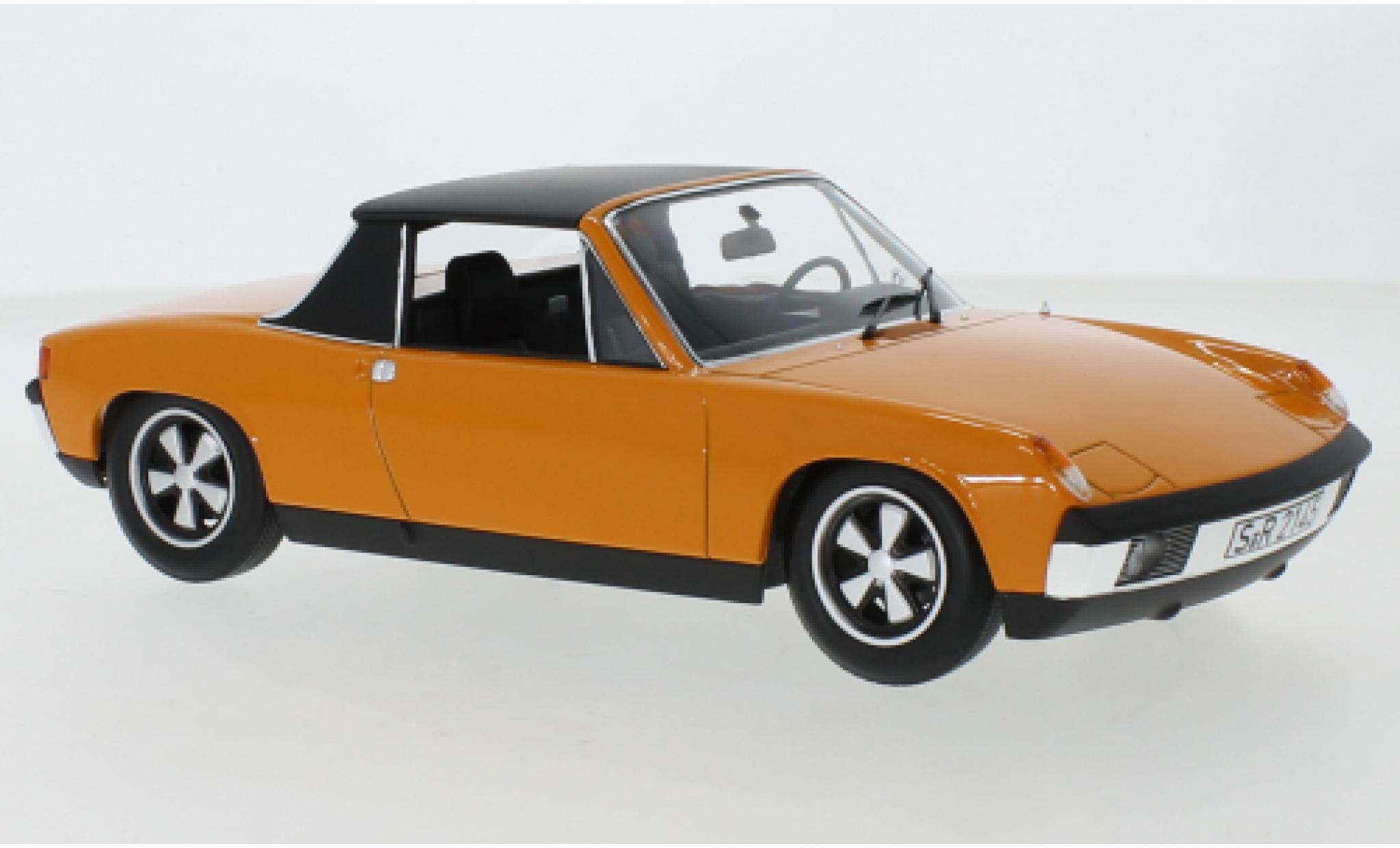 Porsche 914 1/18 Norev Volkswagen -6 orange 1973 diecast model cars
