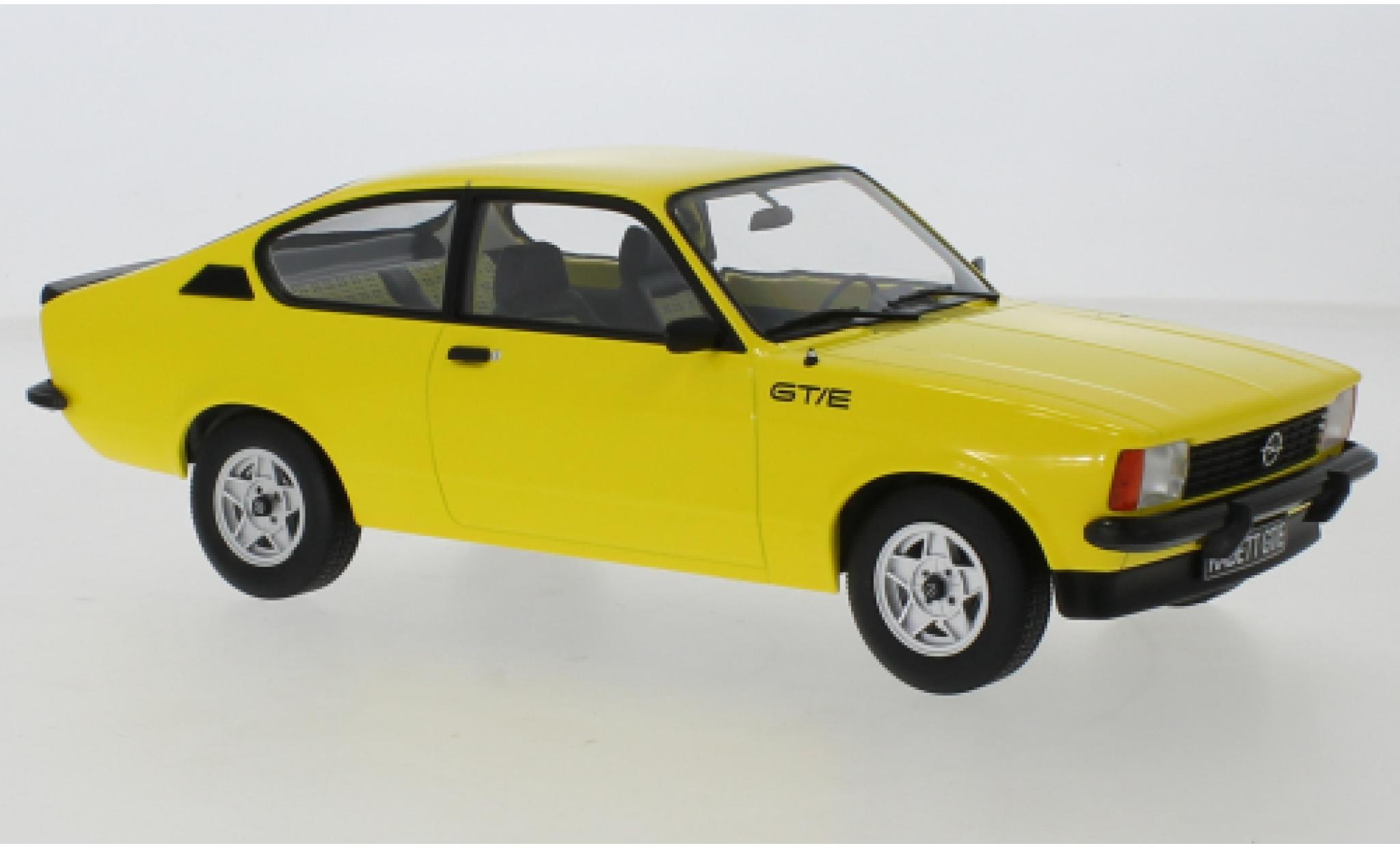 Opel Kadett 1/18 Norev C GT/E yellow 1977 diecast model cars