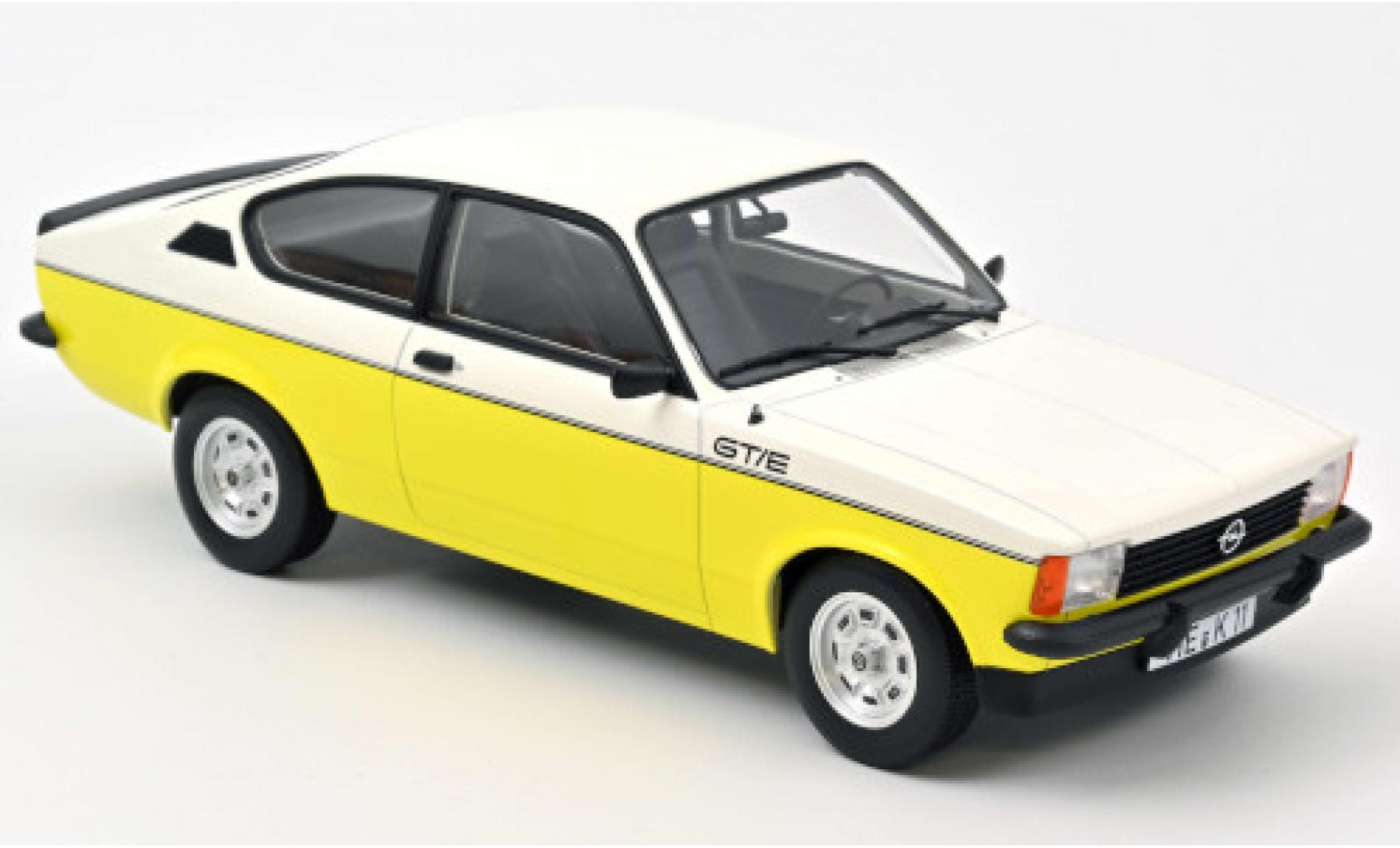 Opel Kadett 1/18 Norev C GT/E white/yellow 1977 diecast model cars