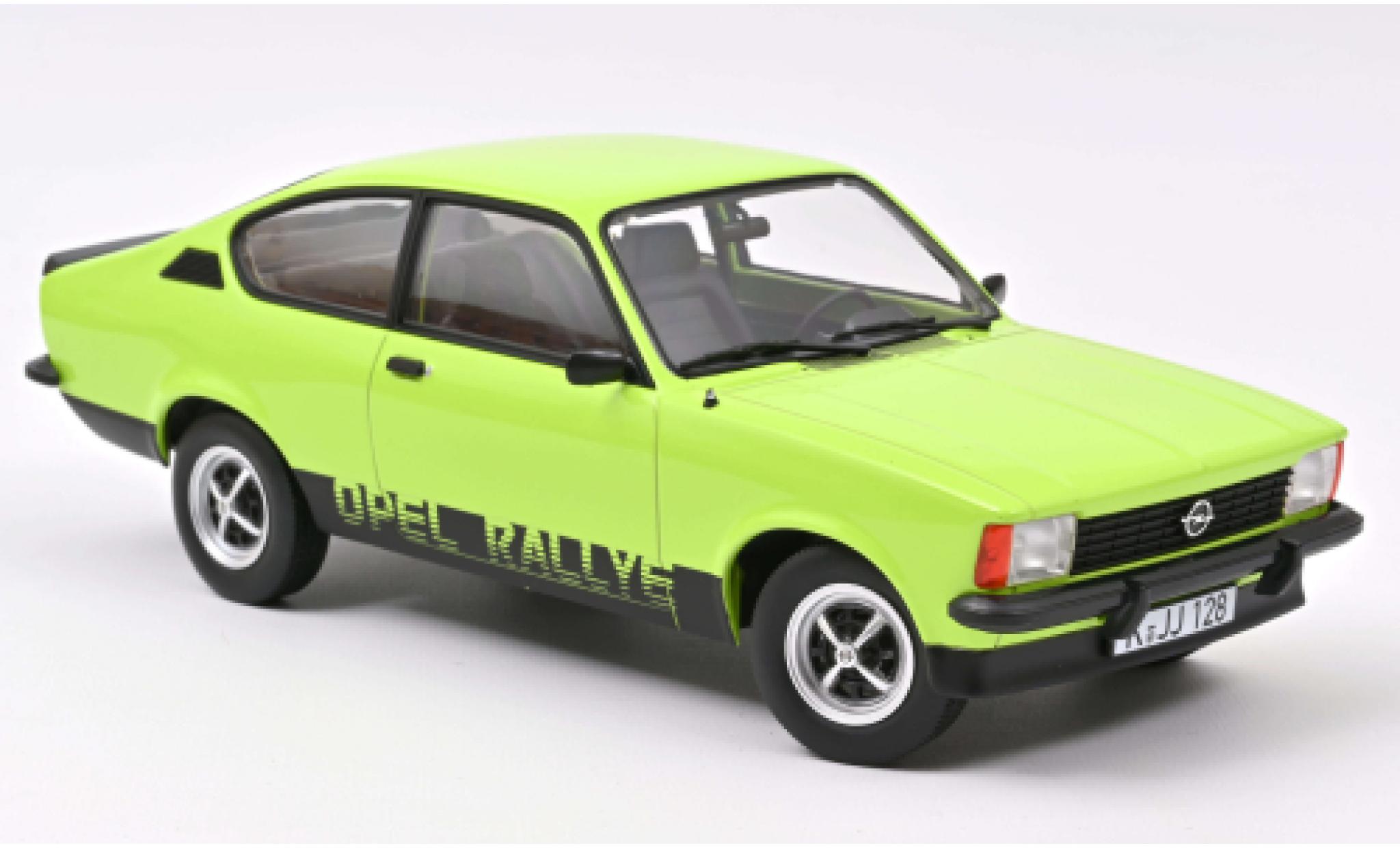 Opel Kadett 1/18 Norev C Rally 2.0 E green/Dekor 1977 diecast model cars