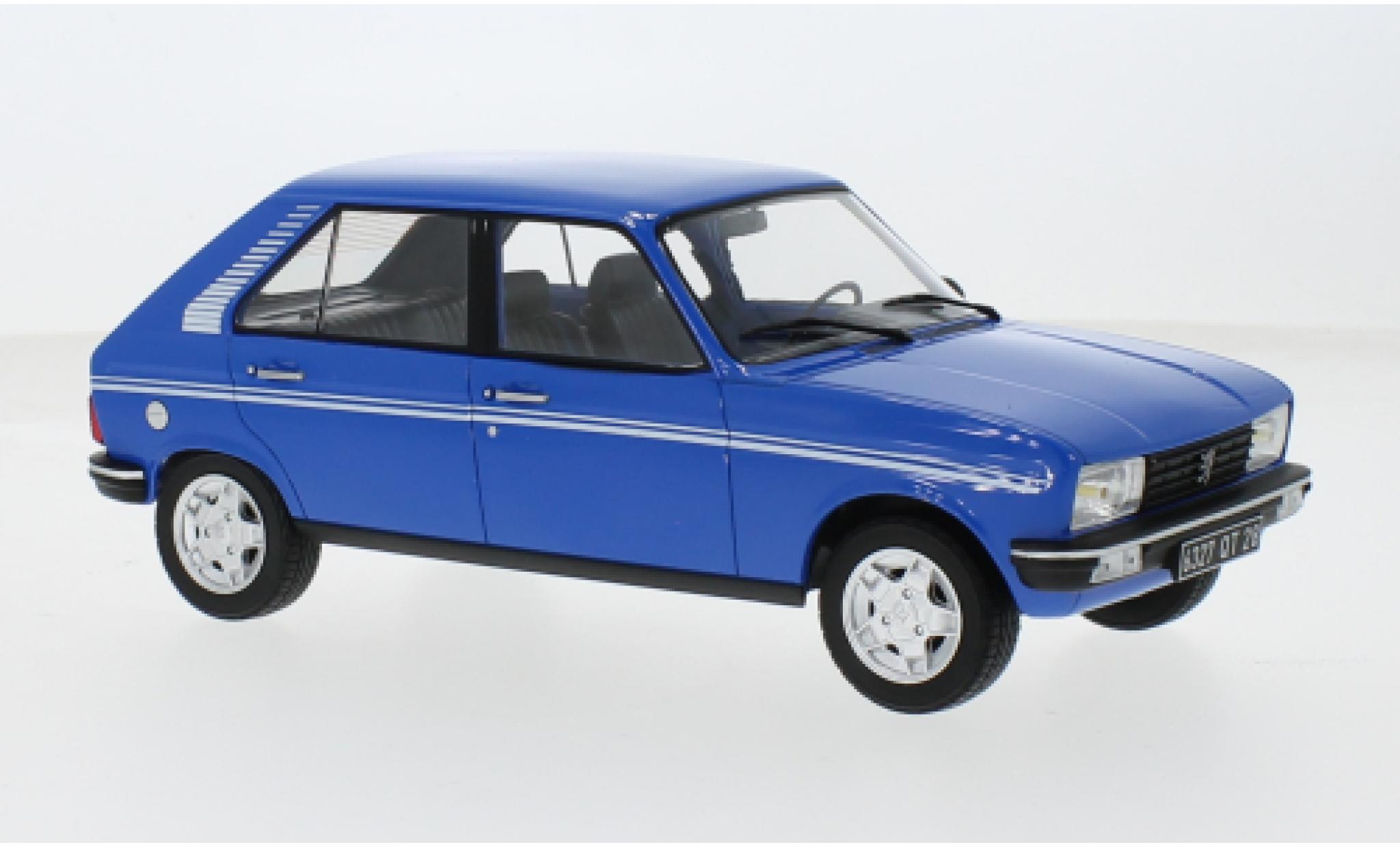 Peugeot 104 1/18 Norev S blue 1981 1:18 diecast model cars