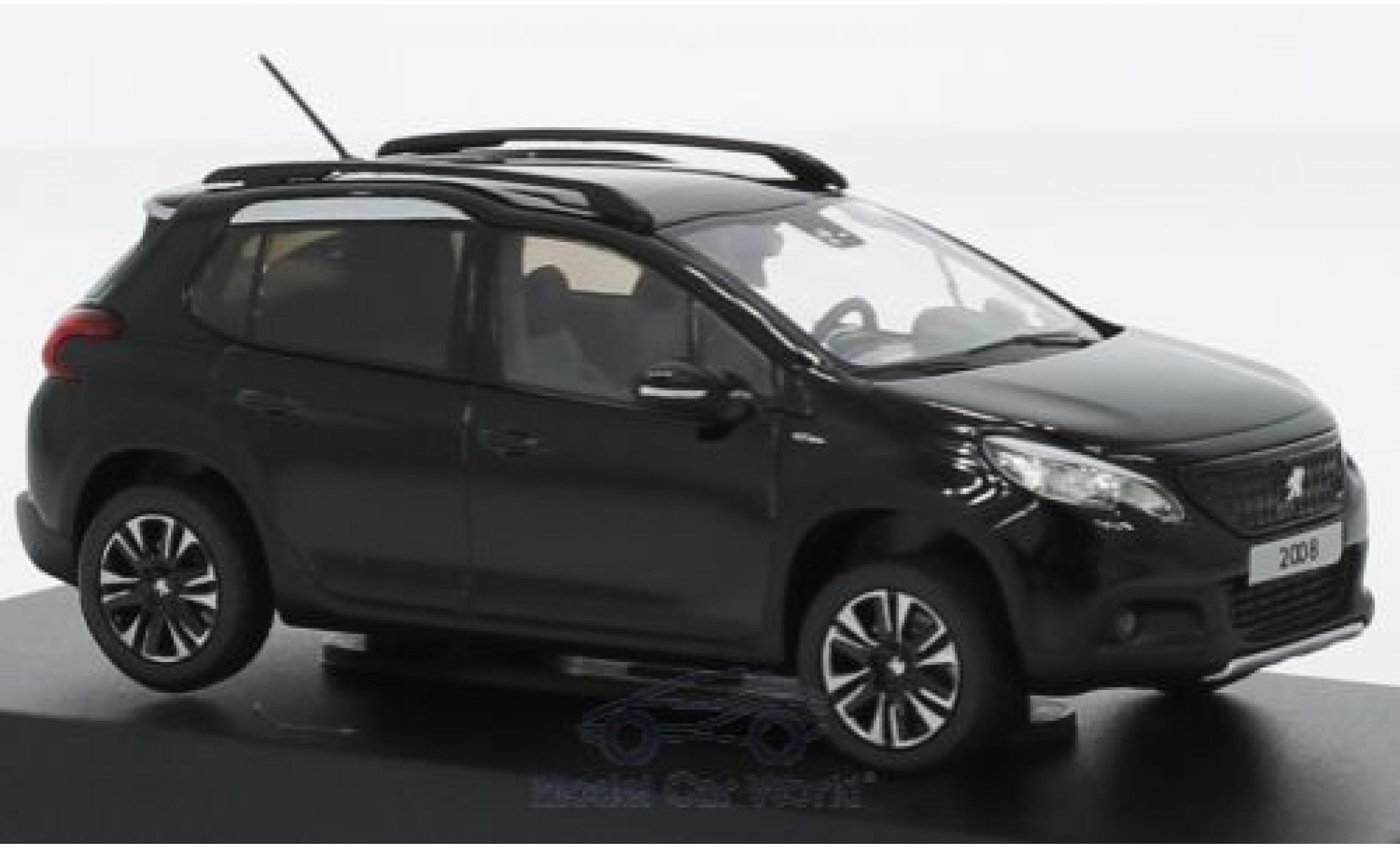 Peugeot 2008 1/43 Norev GT Line black 2016 diecast model cars