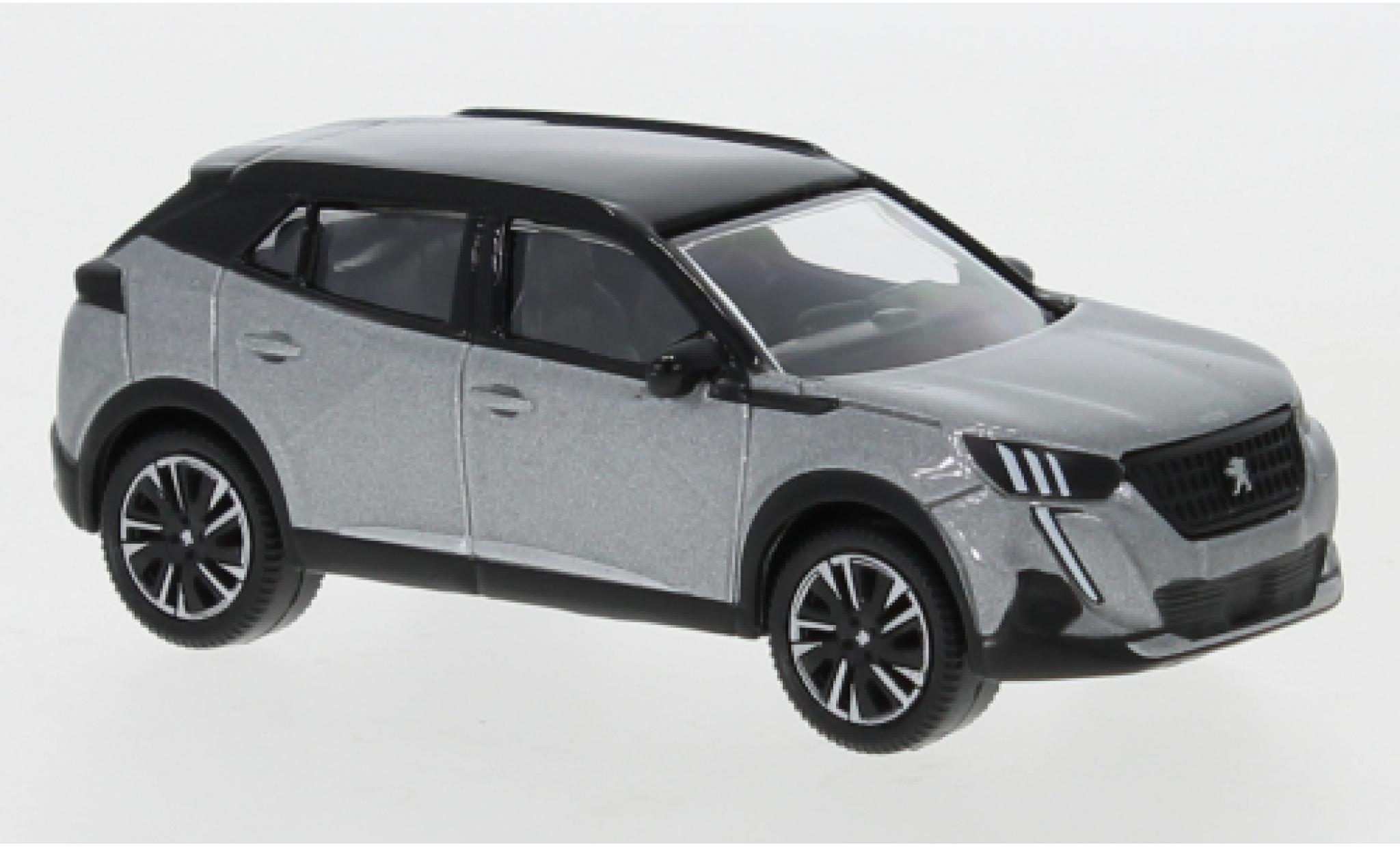 Peugeot 2008 1/64 Norev metallic grey/black 2020 diecast model cars