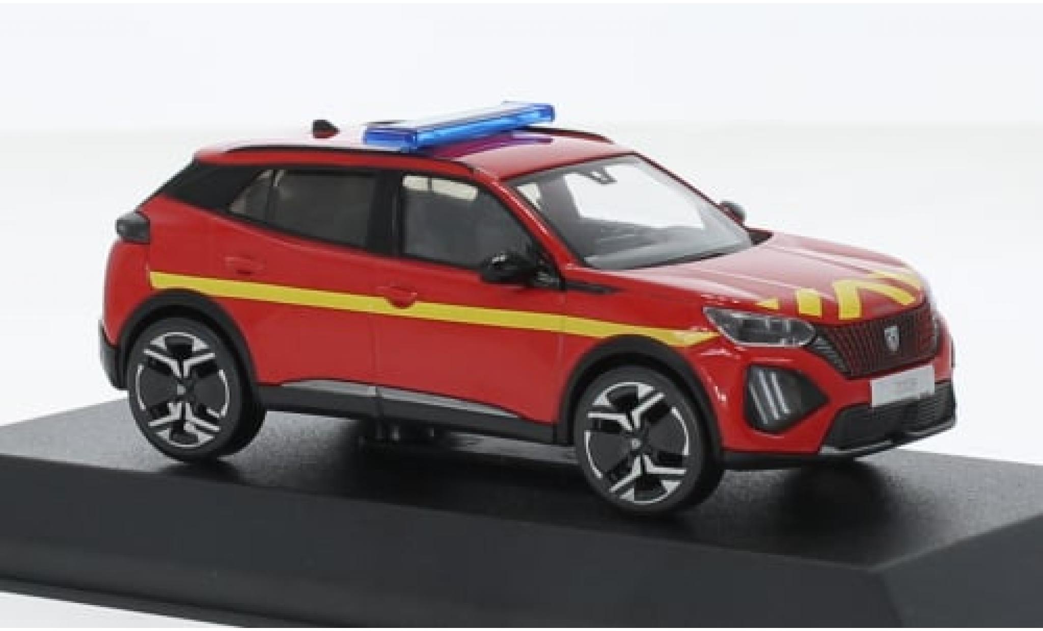Peugeot 2008 1/43 Norev Fire brigade (F) 2024 1:43 diecast model cars