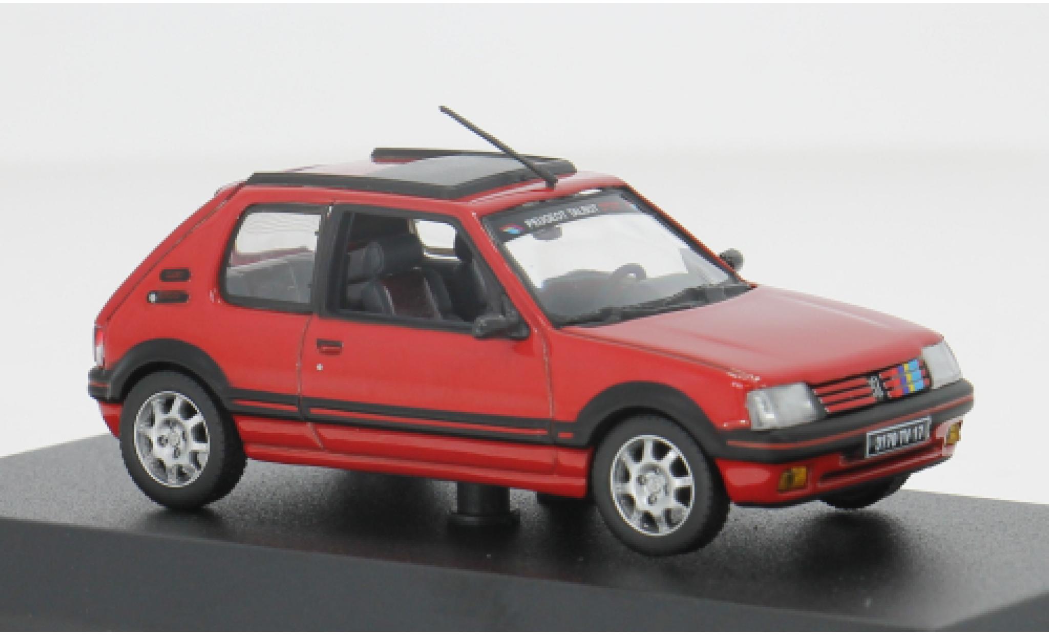Peugeot 205 1/43 Norev GTI 1.9 red 1991 1:43 diecast model cars