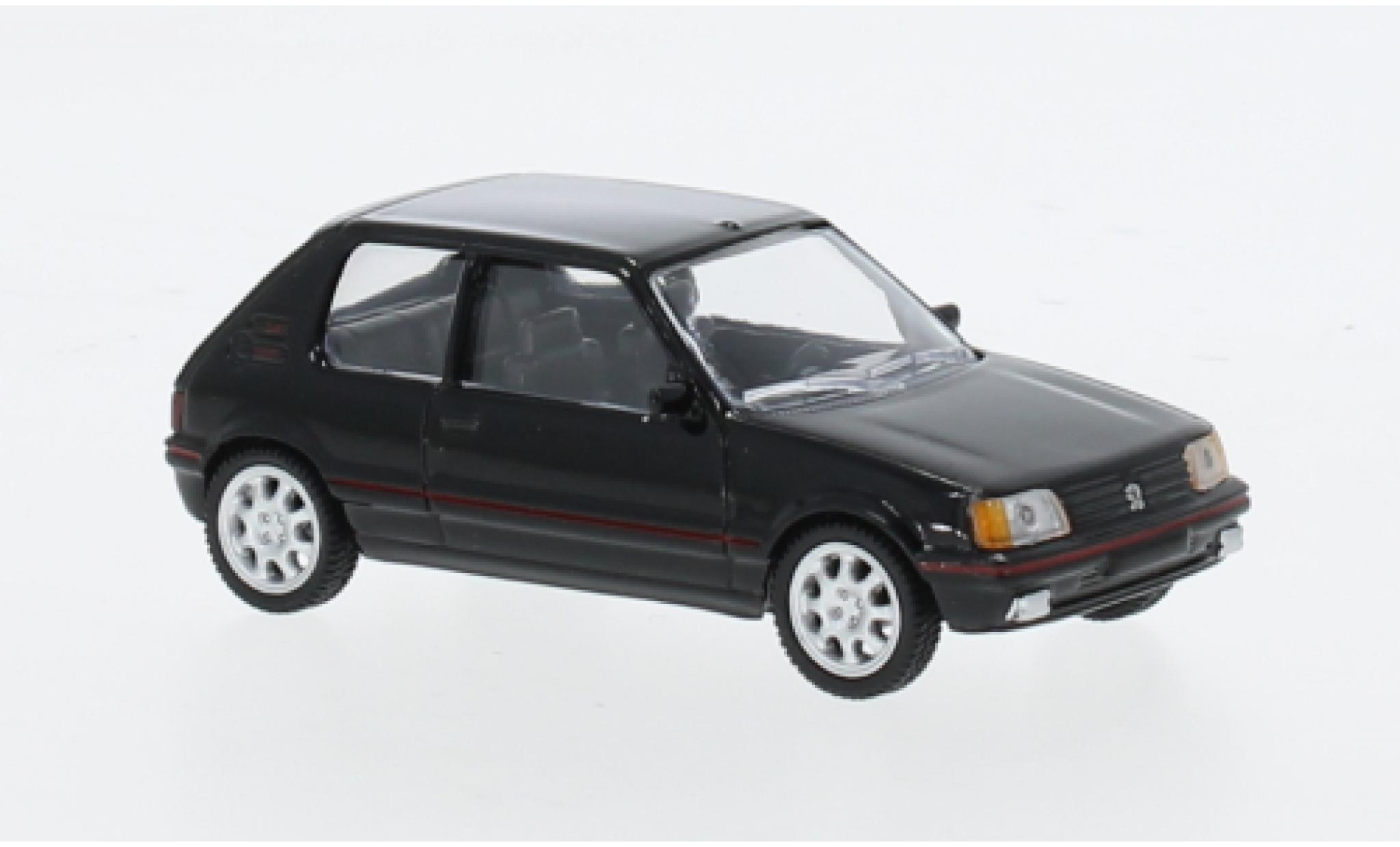Peugeot 205 1/64 Norev GTI black 1988 1:64 diecast model cars