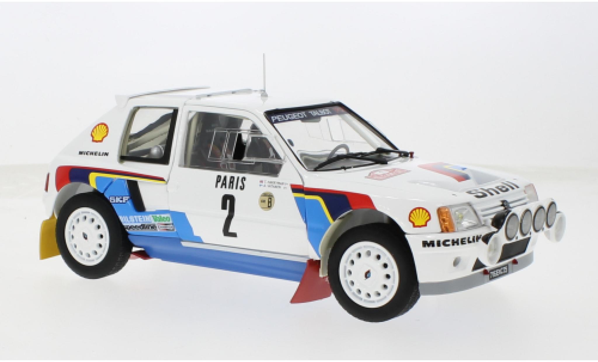 Peugeot 205 1/18 Norev T16 No.2 Rally WM Rally Monte Carlo 1985 1:18 diecast model cars