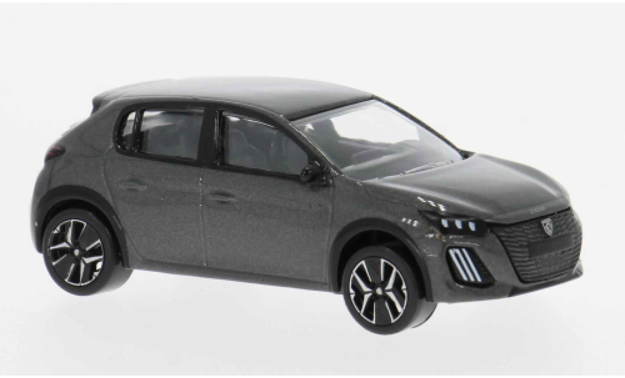 Peugeot 208 1/64 Norev grey 2024 1:64 diecast model cars