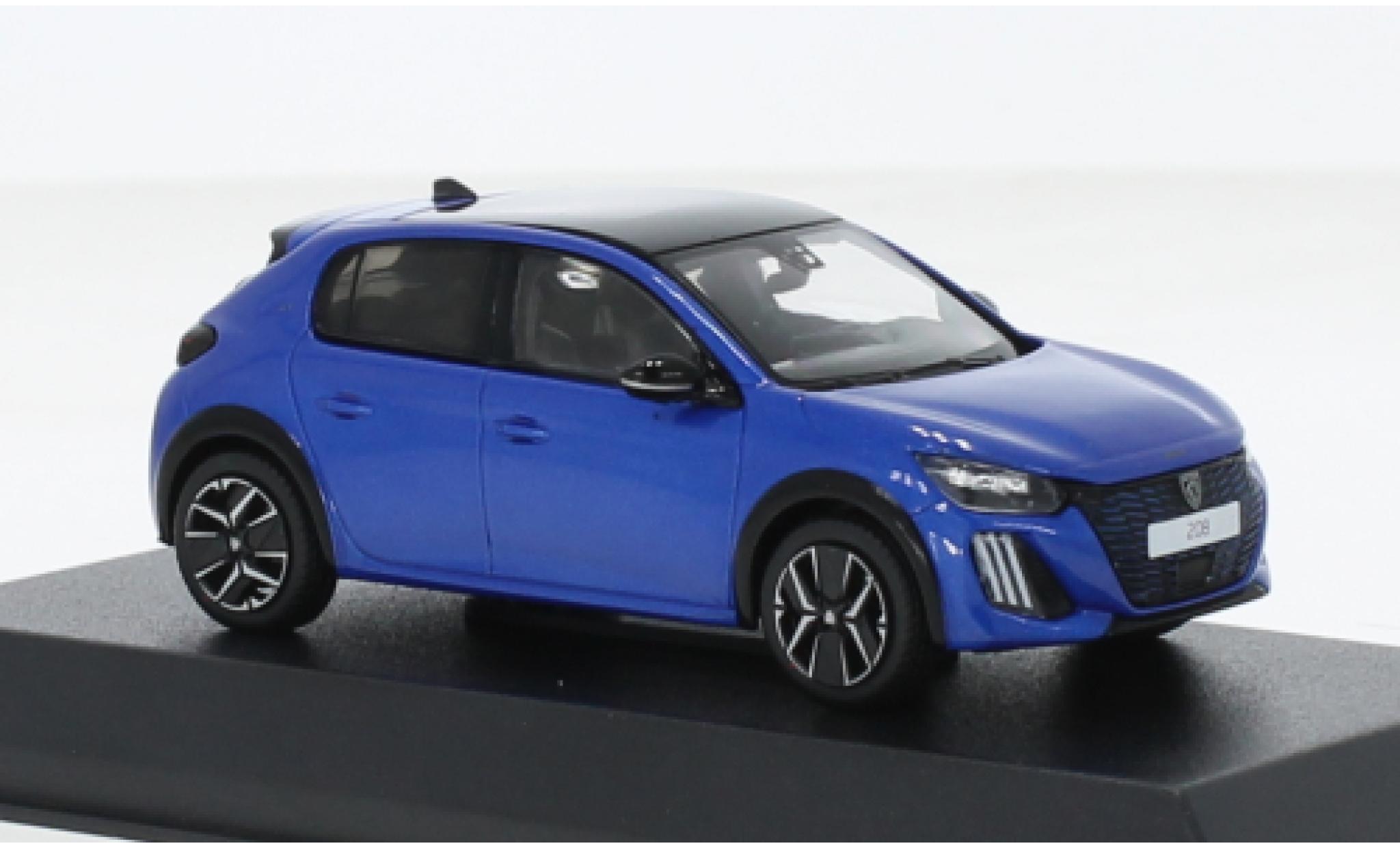 Peugeot 208 1/43 Norev GT metallise blue 2024 1:43 diecast model cars